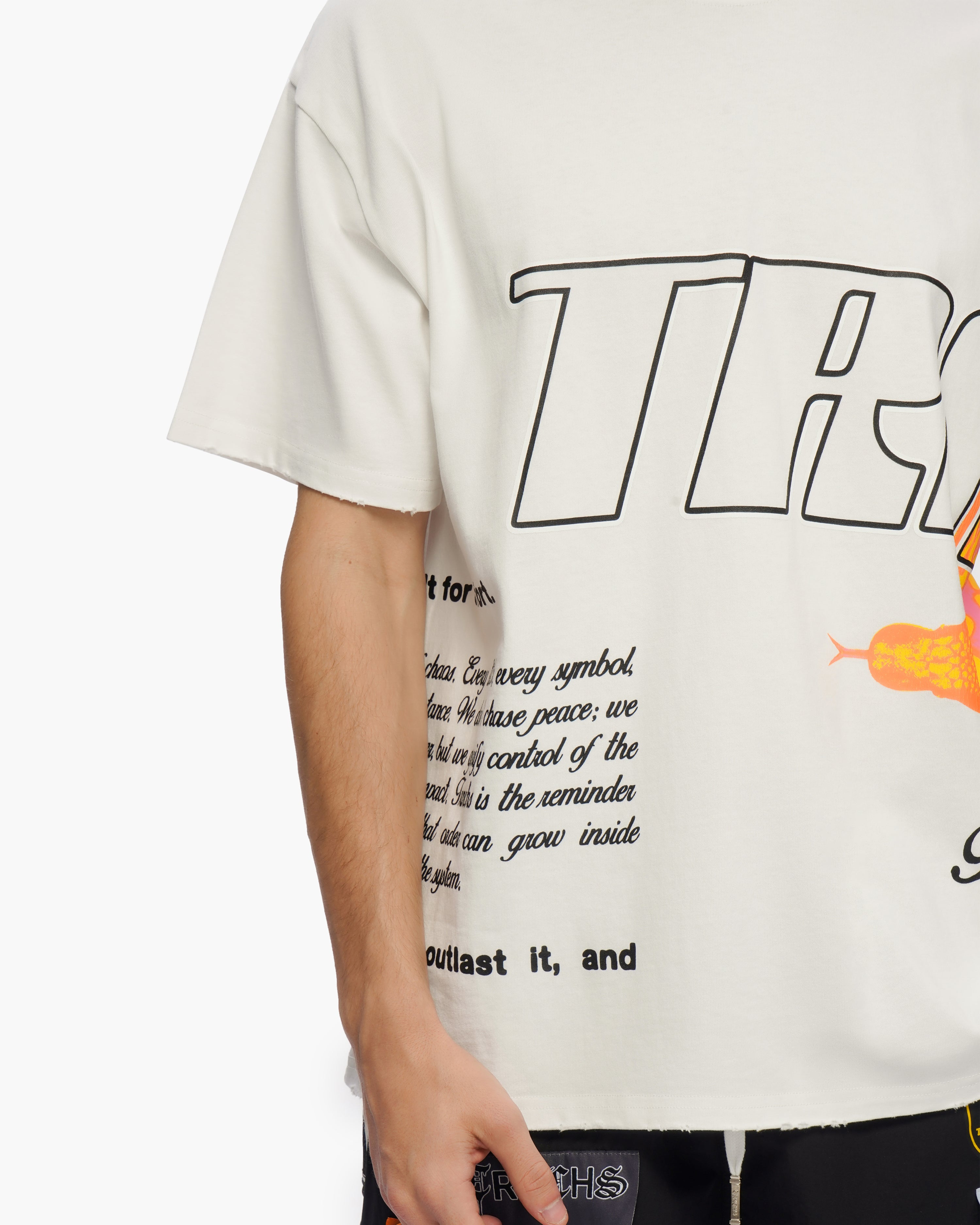 "FORGED BY STRUGGLE" White Tee