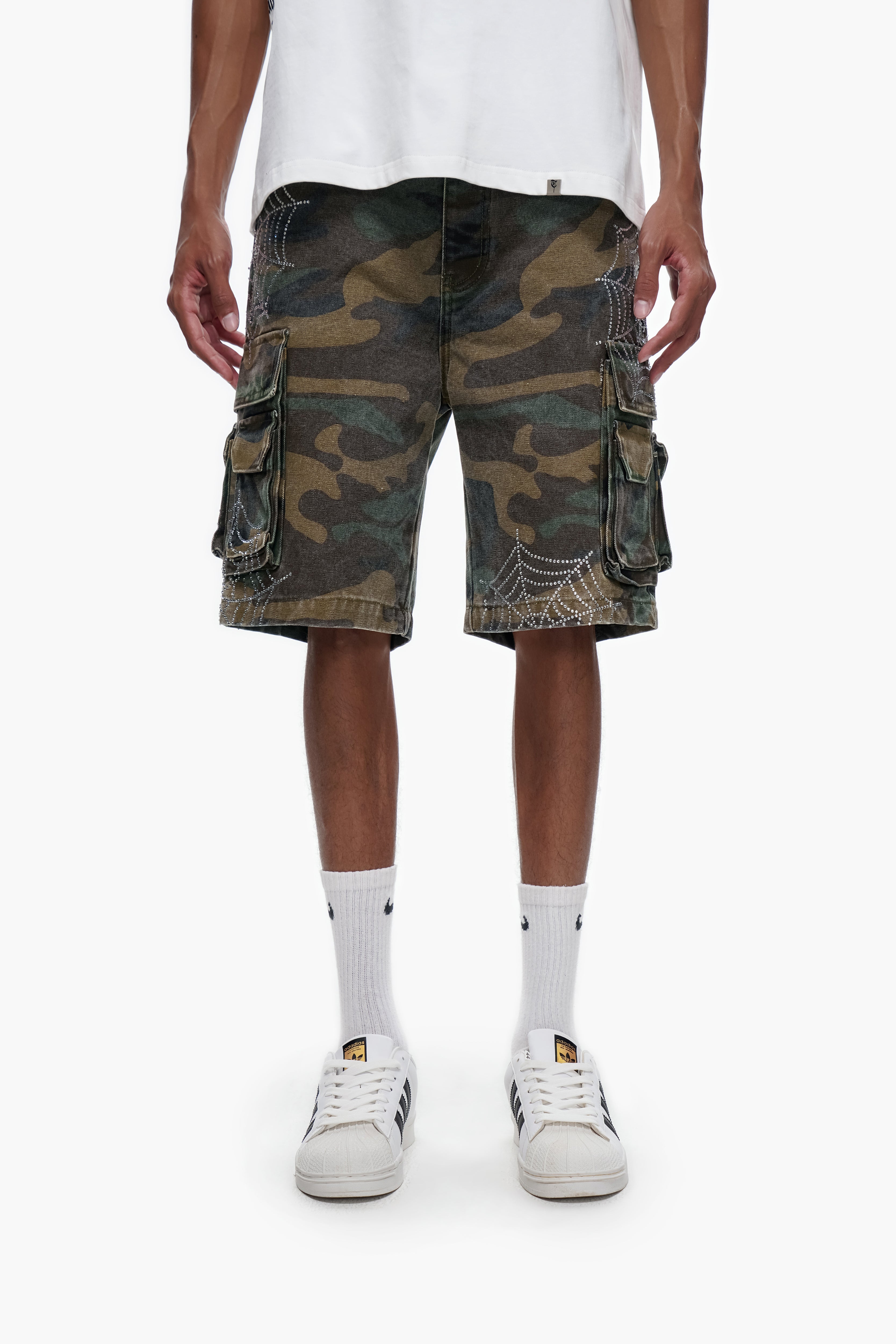 WEBLINE - Camo Cargo Shorts