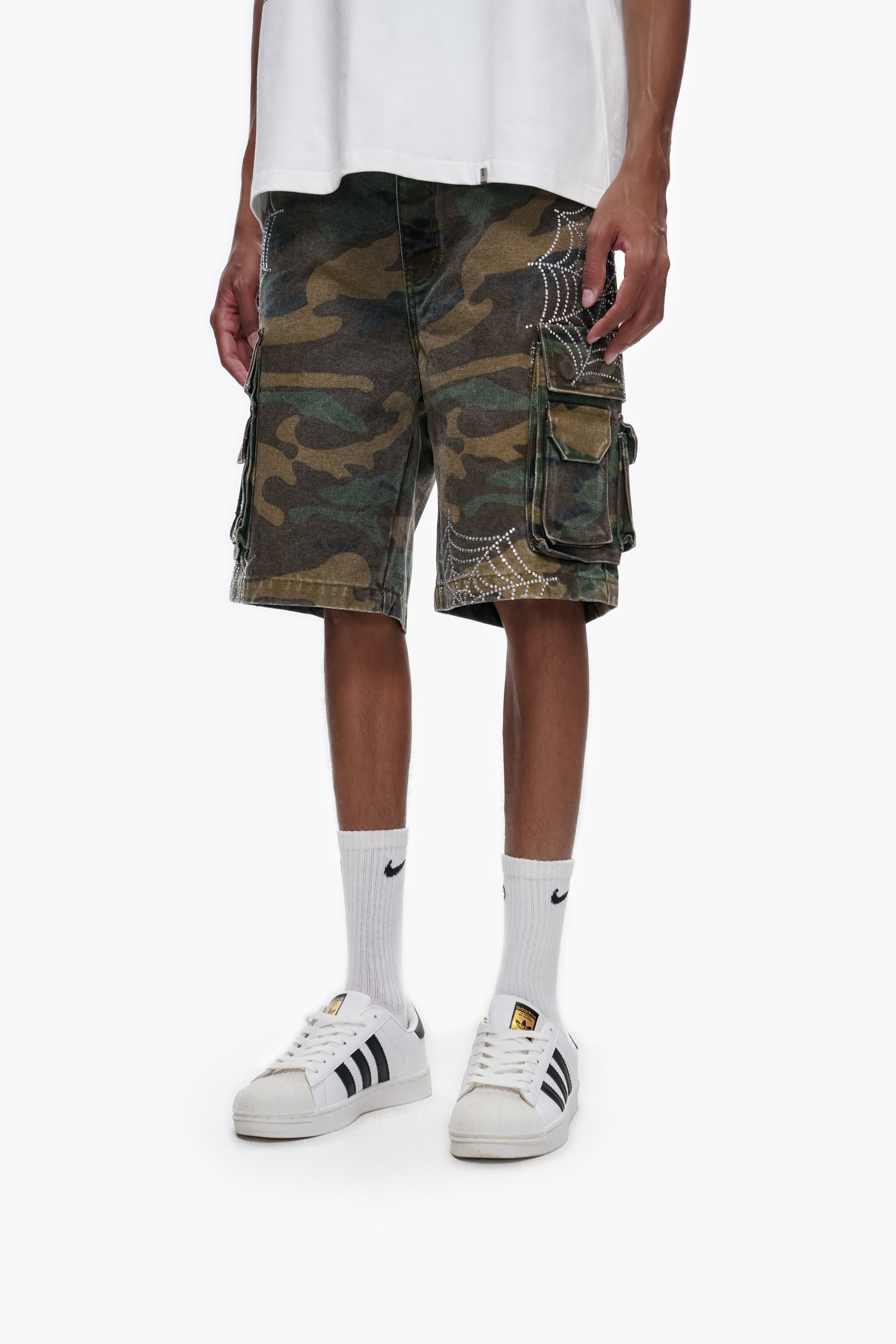 WEBLINE - Camo Cargo Shorts