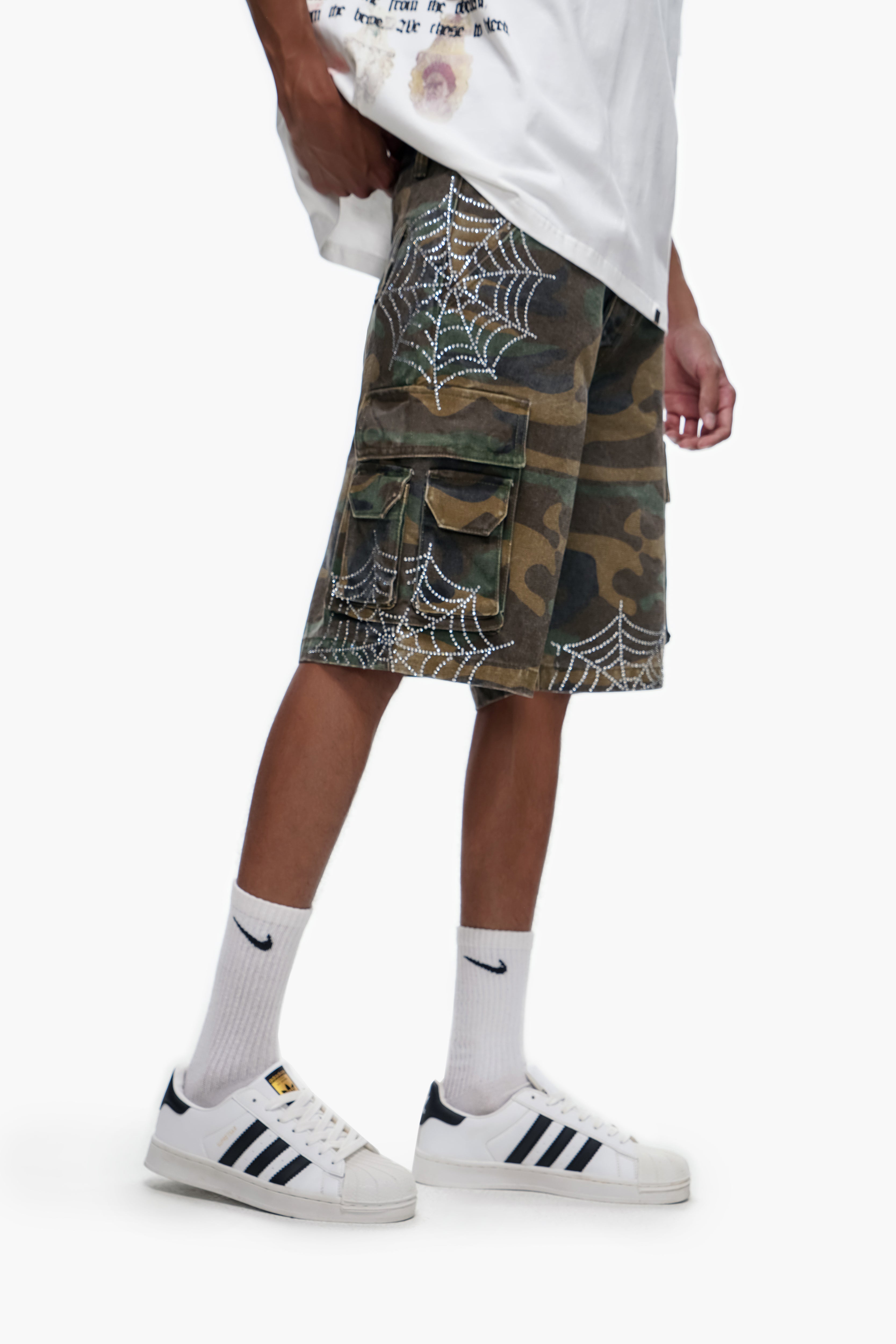 WEBLINE - Camo Cargo Shorts