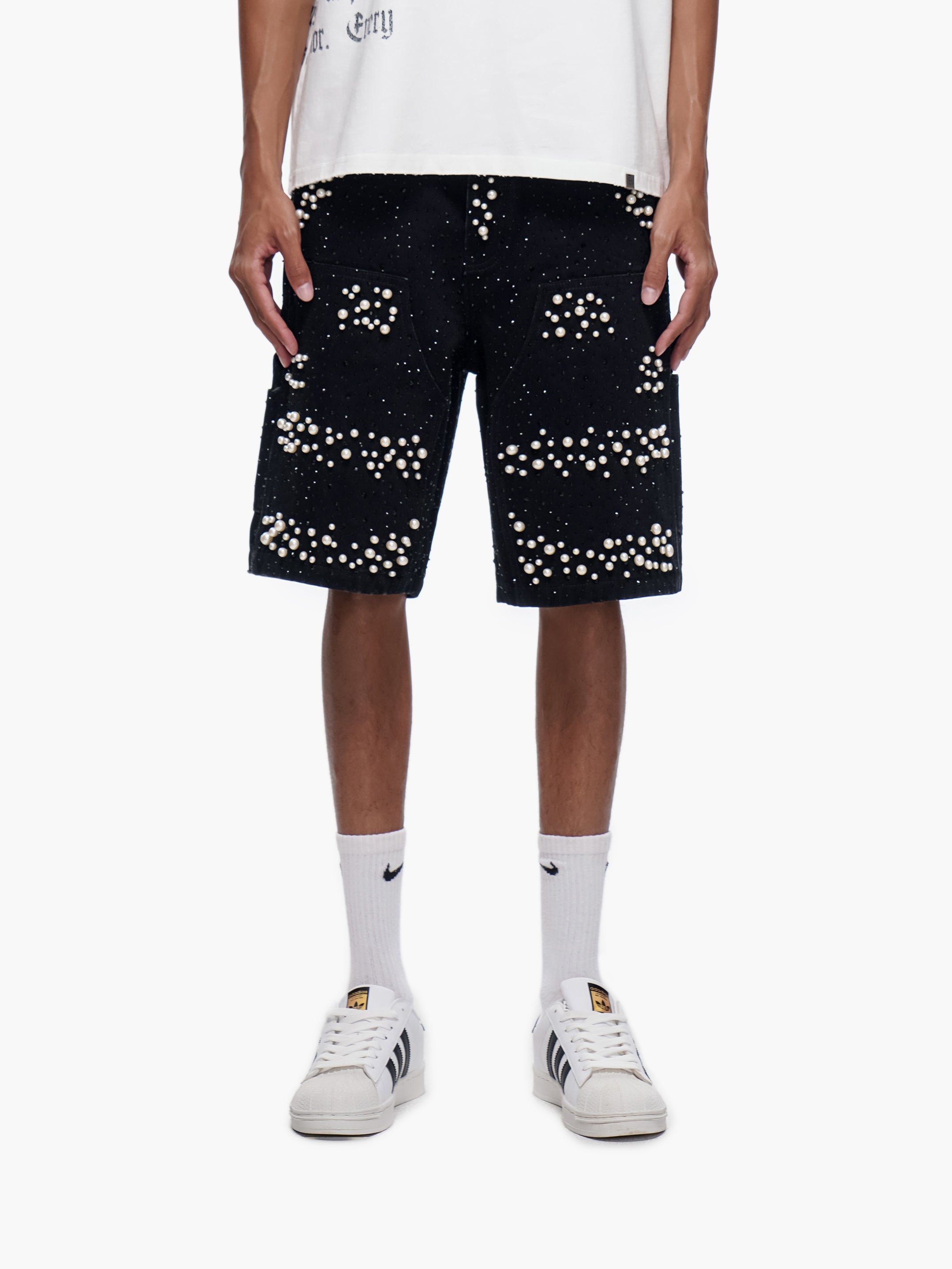 ARMOR - Black Denim shorts