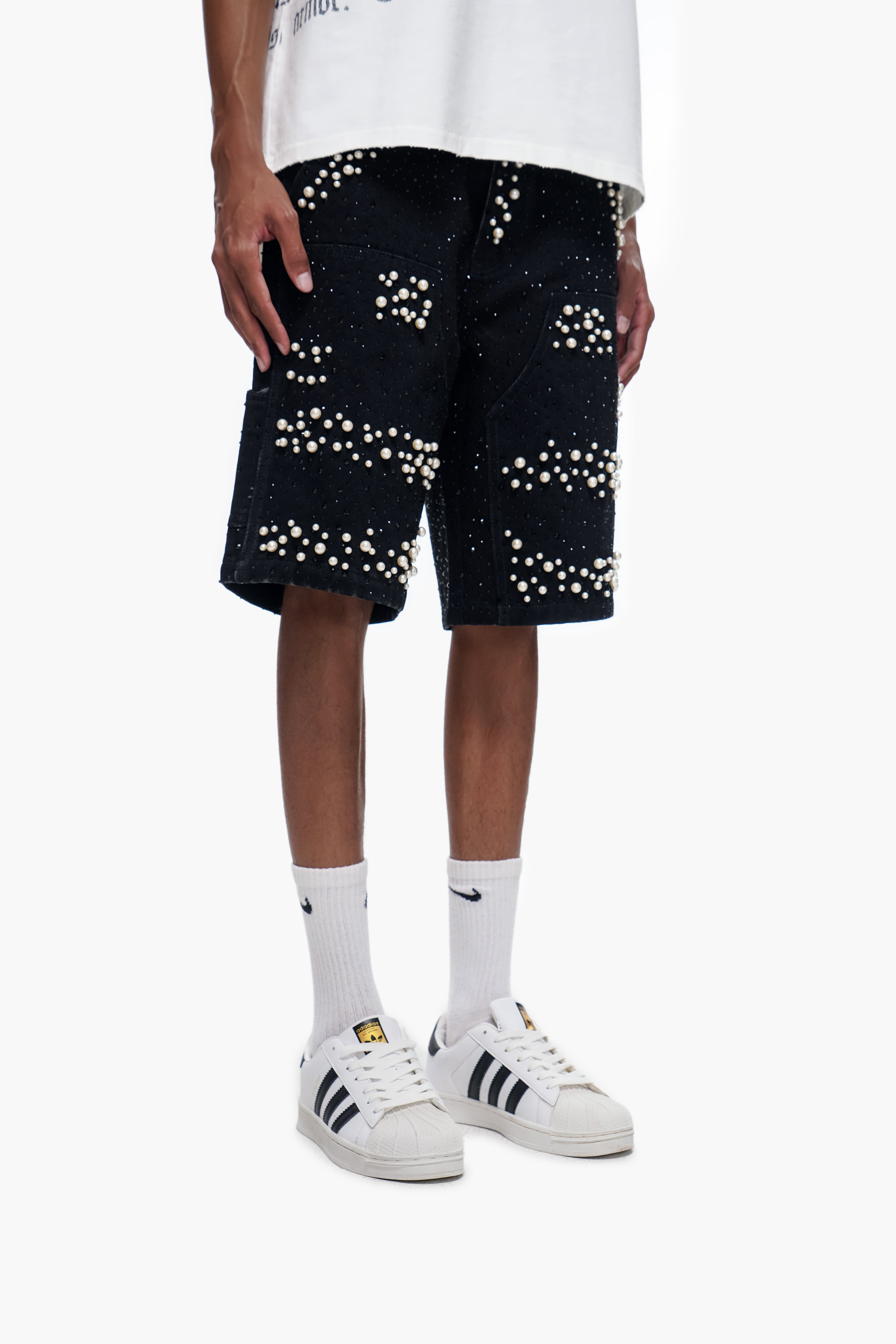 ARMOR - Black Denim shorts