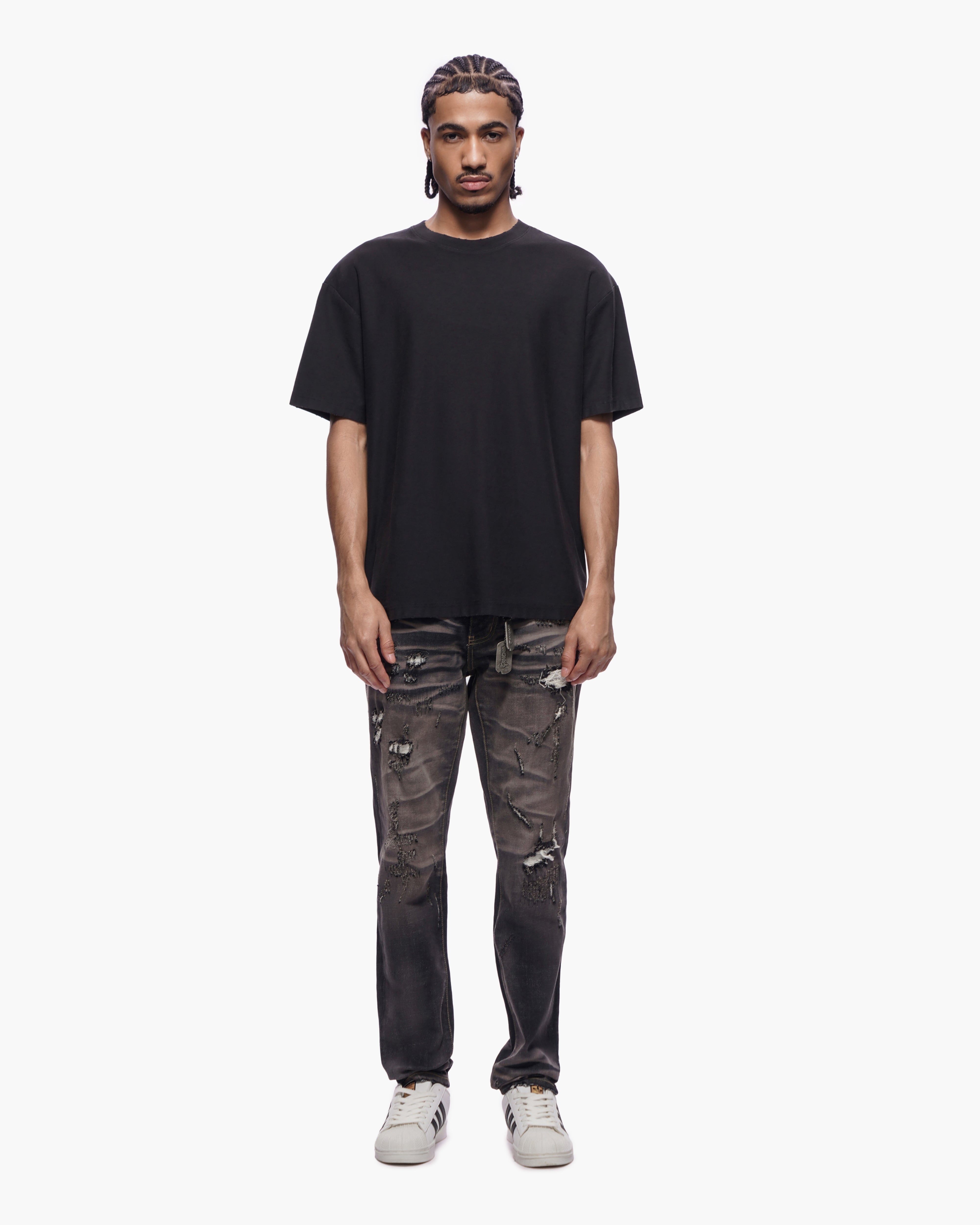 TYRANT - Black Wash Skinny Denim