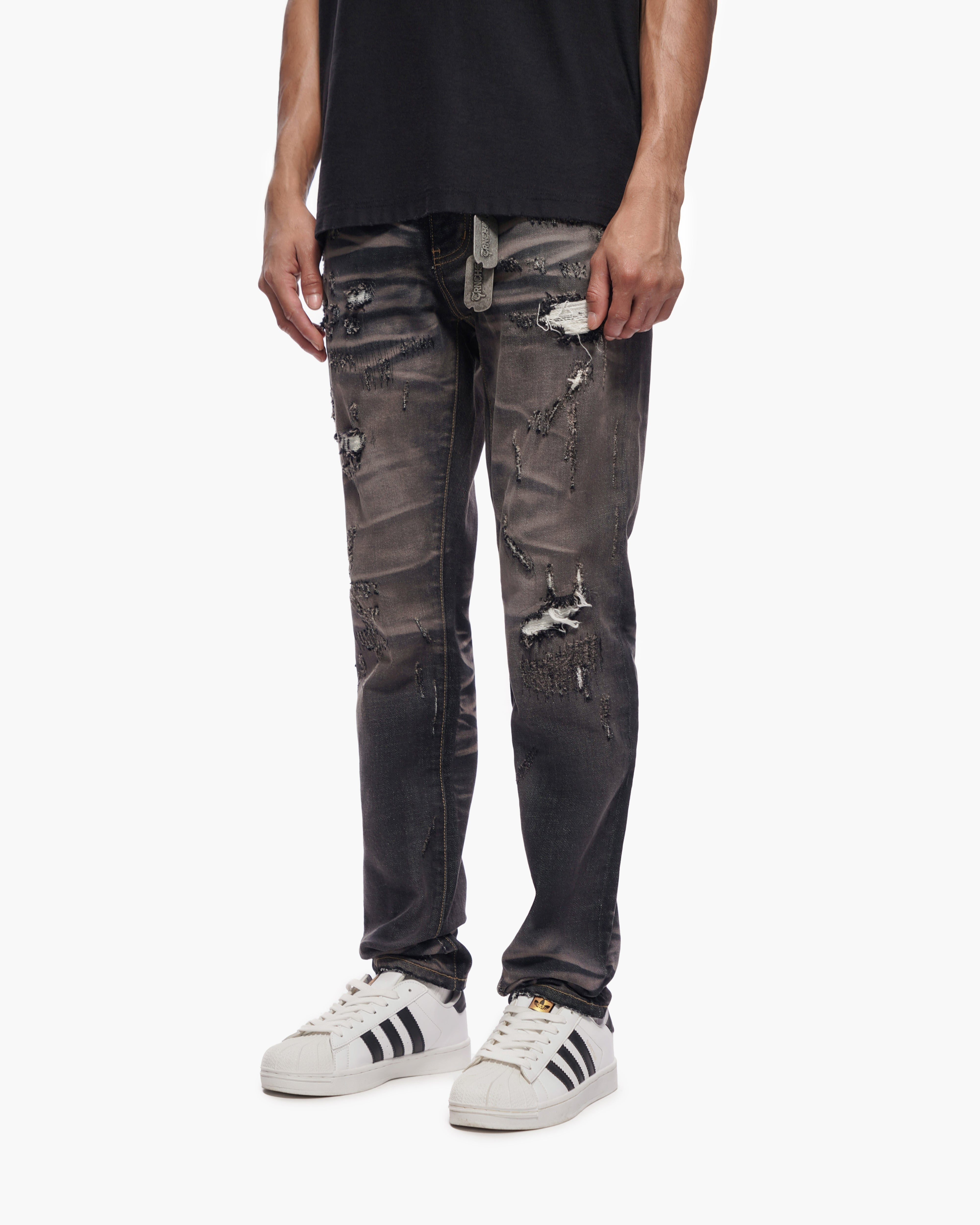 TYRANT - Black Wash Skinny Denim