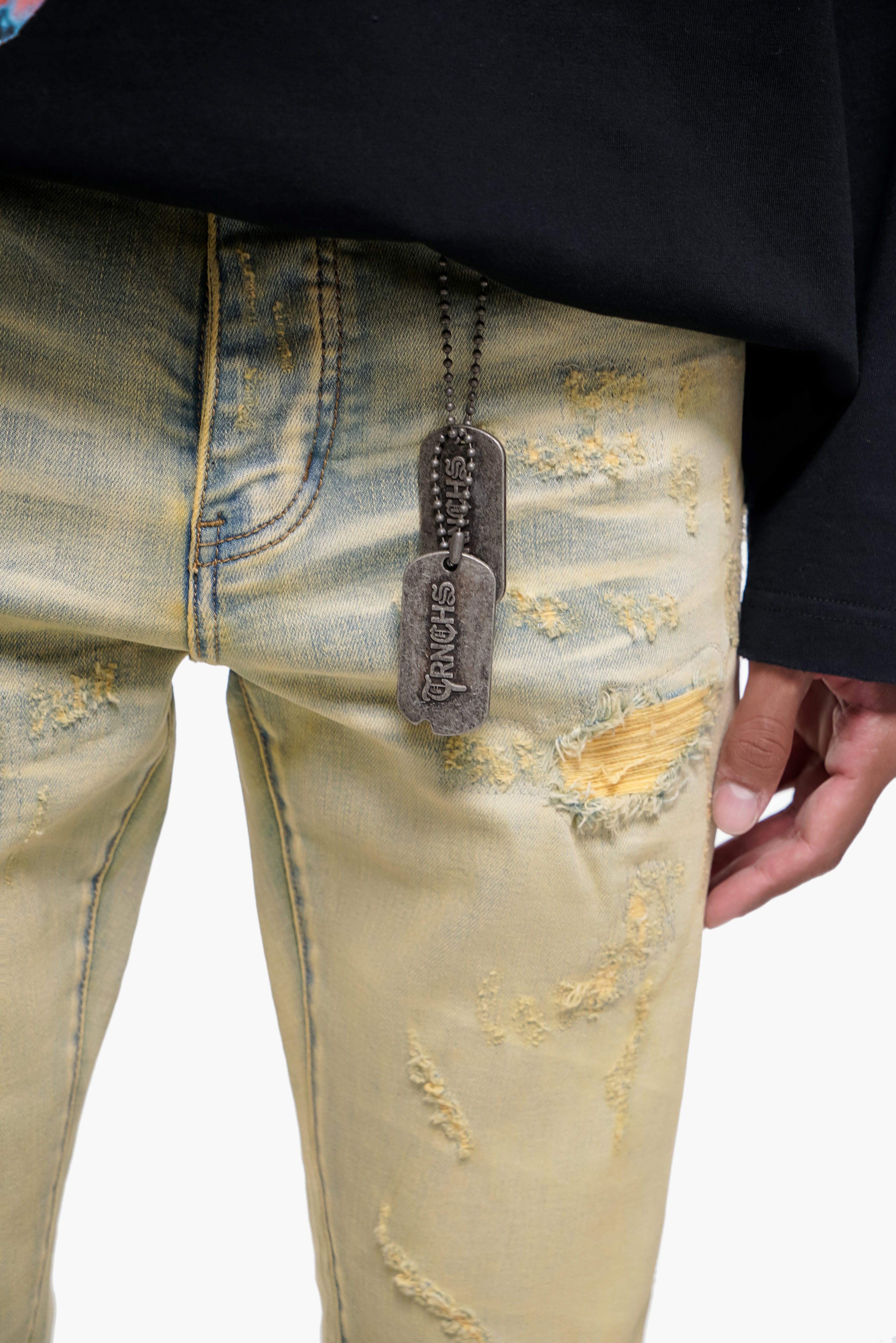 TYRANT - Light Vintage Wash Skinny Denim