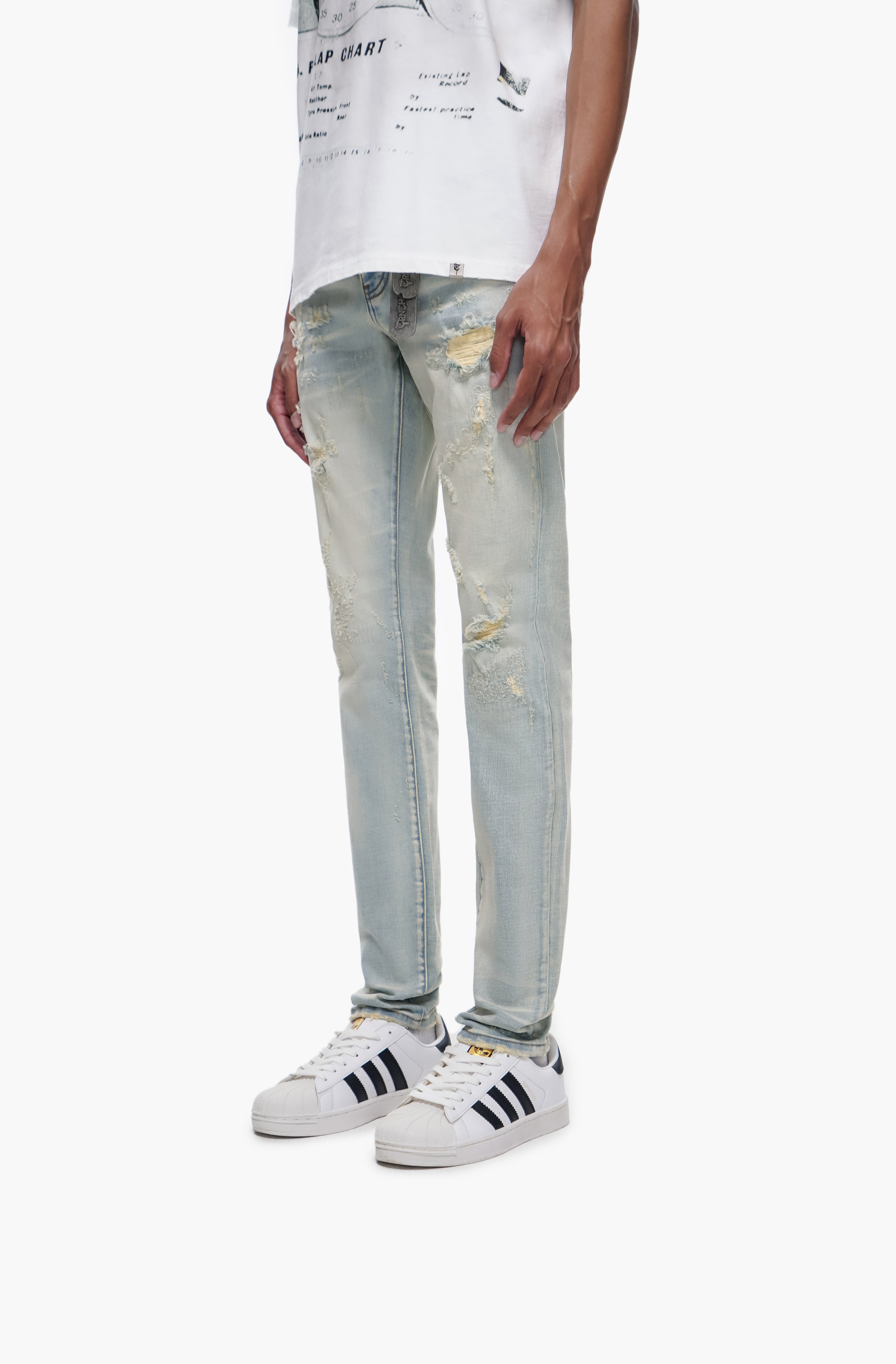 TYRANT - Light Blue Wash Skinny Denim