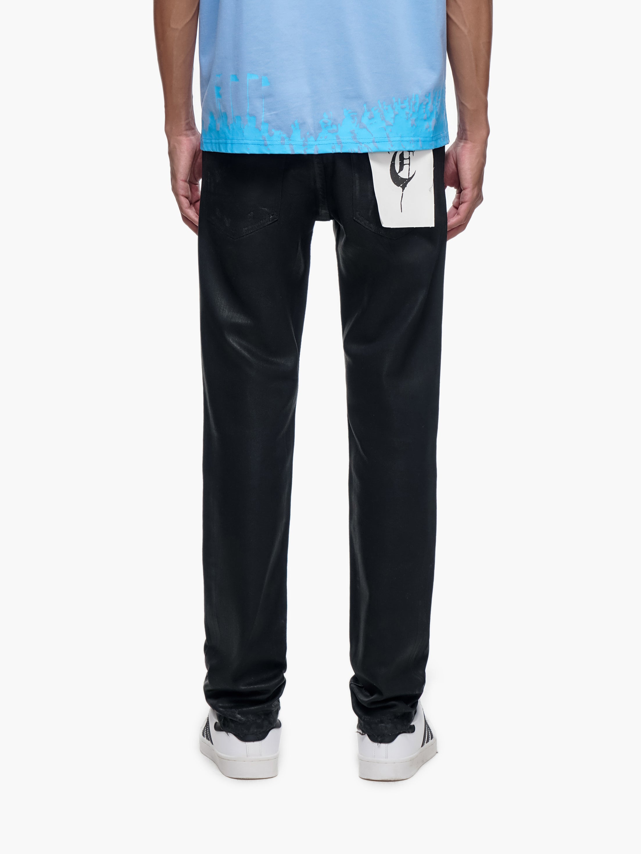 TYRANT - BLACK WAXED Skinny Denim