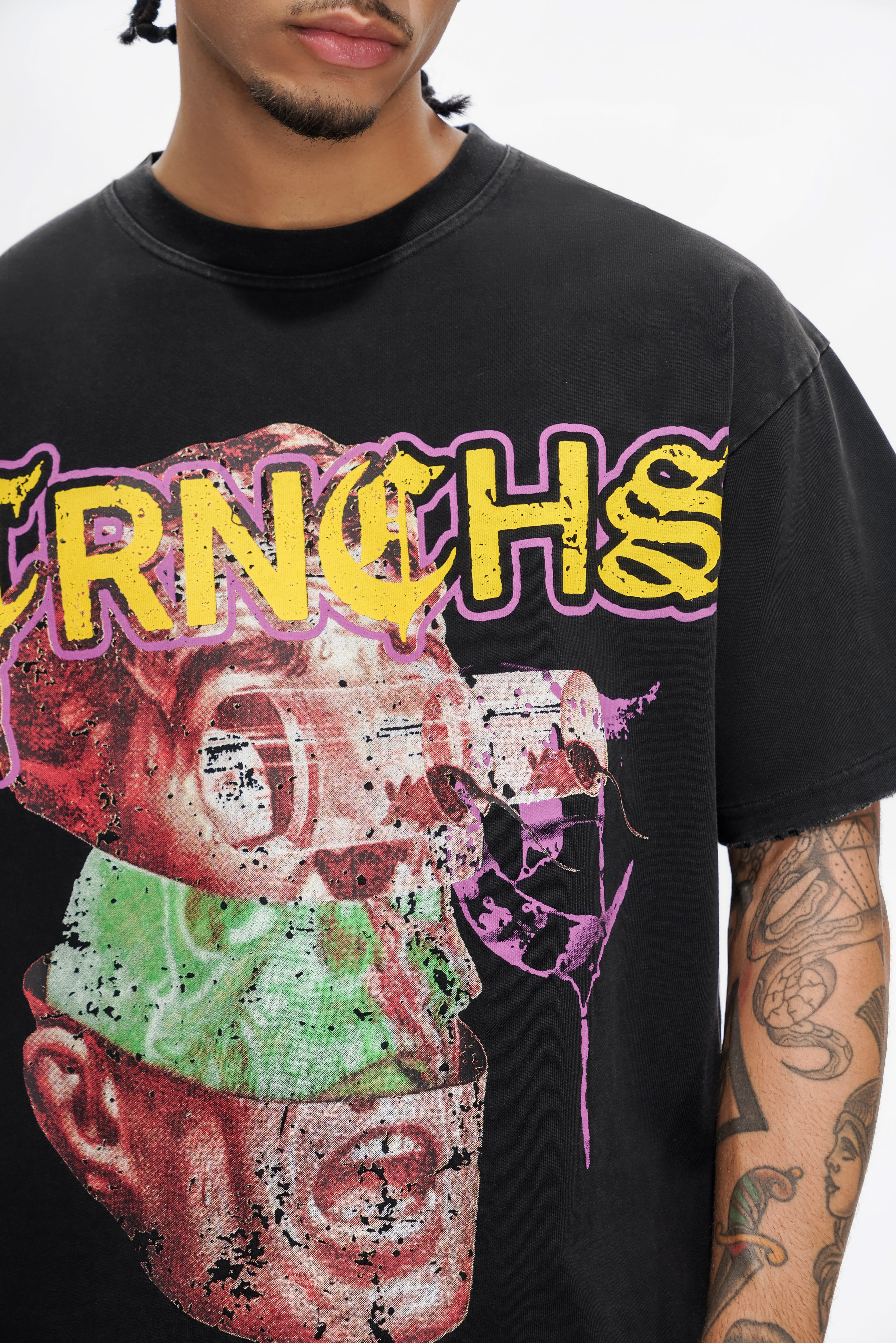 "MENTAL WARFARE" Black Tee