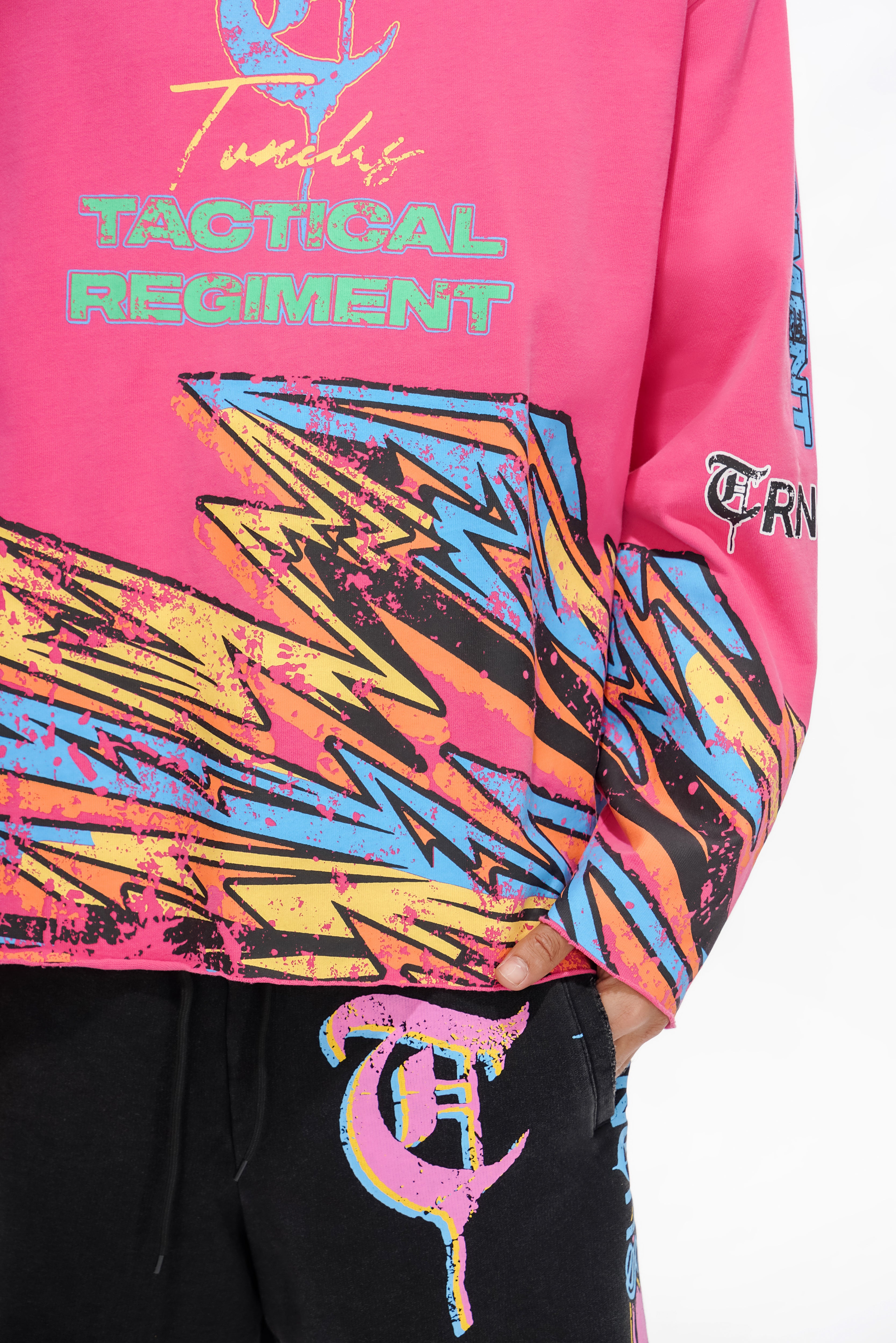 "TACTICAL STORM" Magenta Long Sleeve