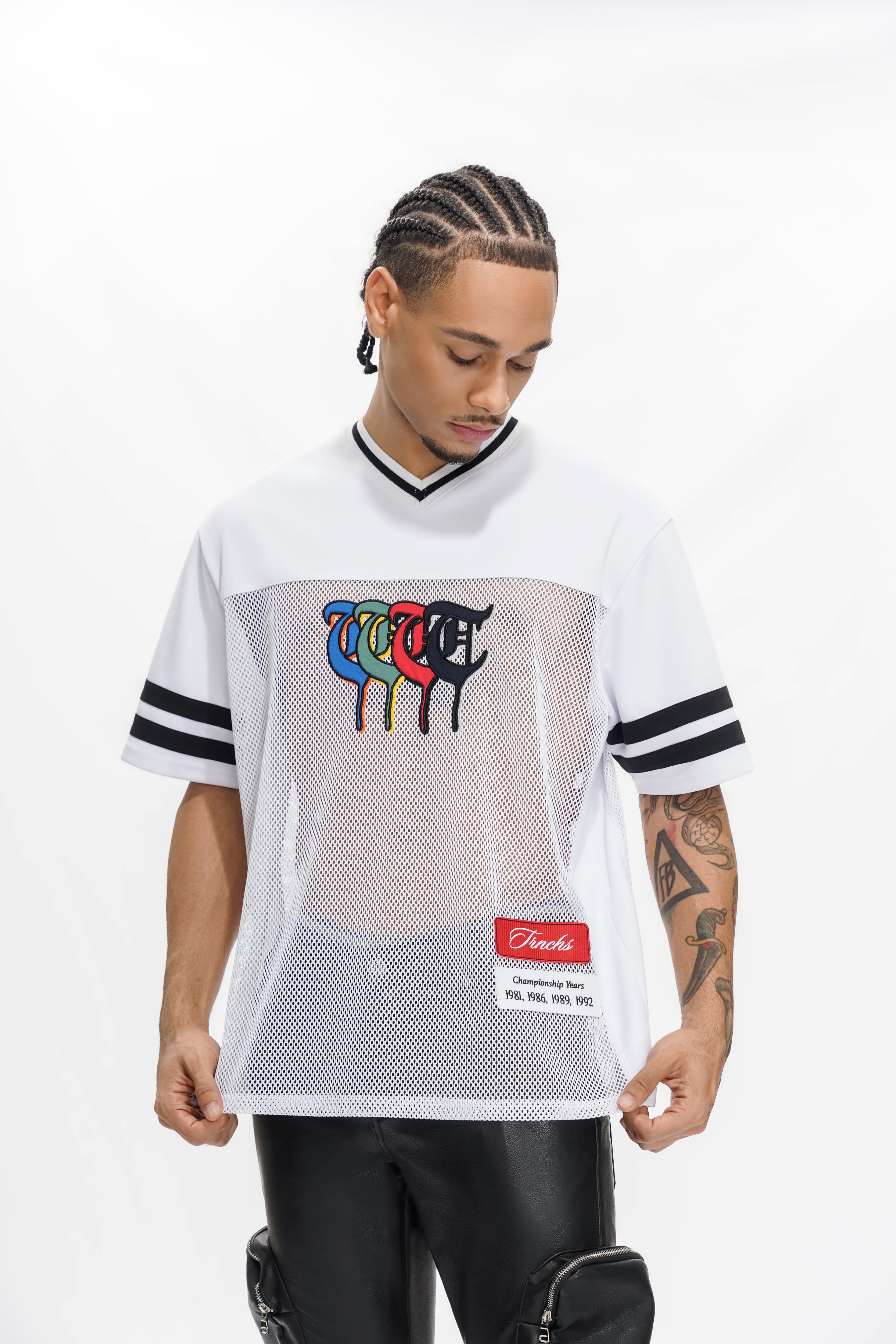 "4 BROTHERS" White Tee