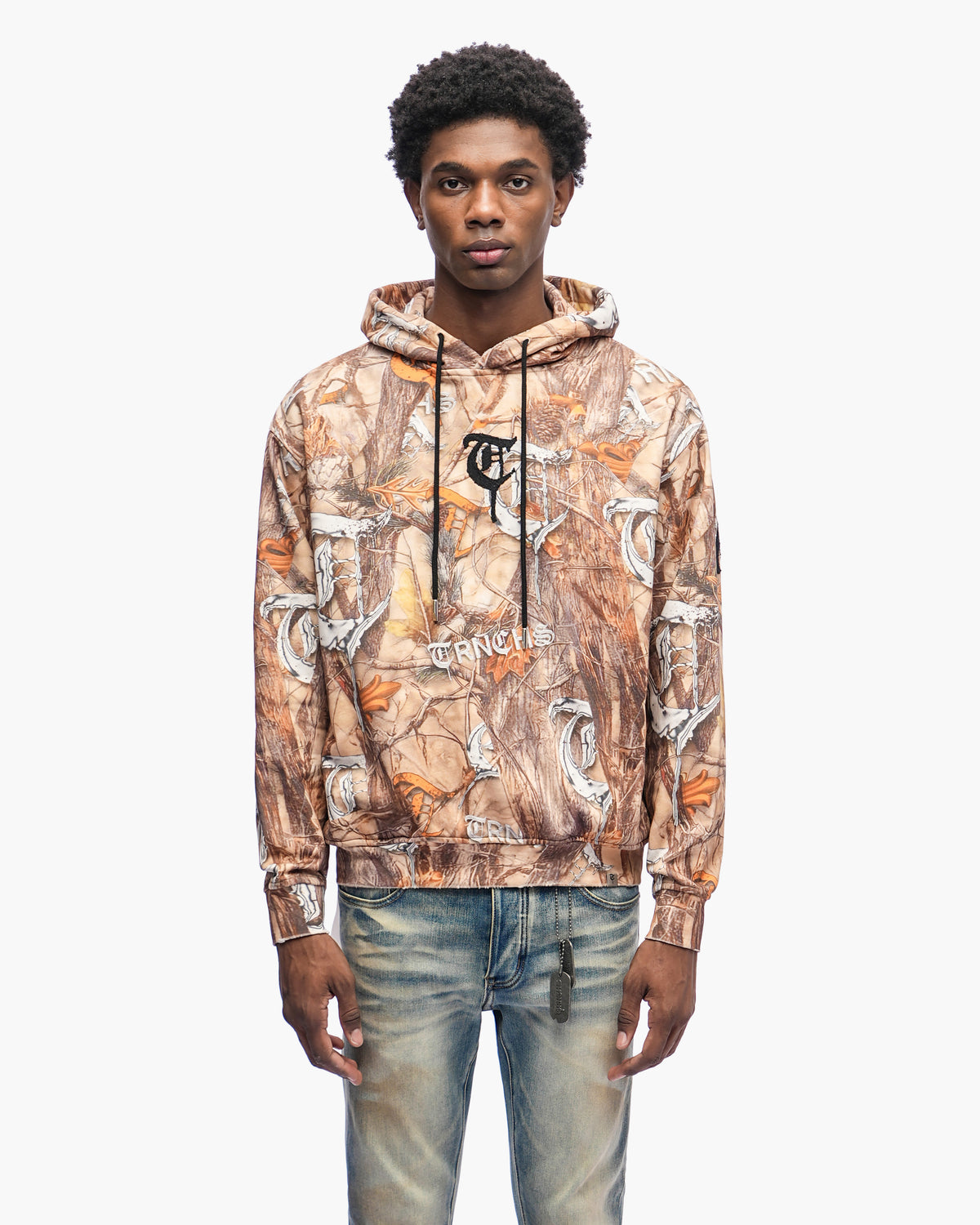 TRNCHS Outland Brown Hoodie