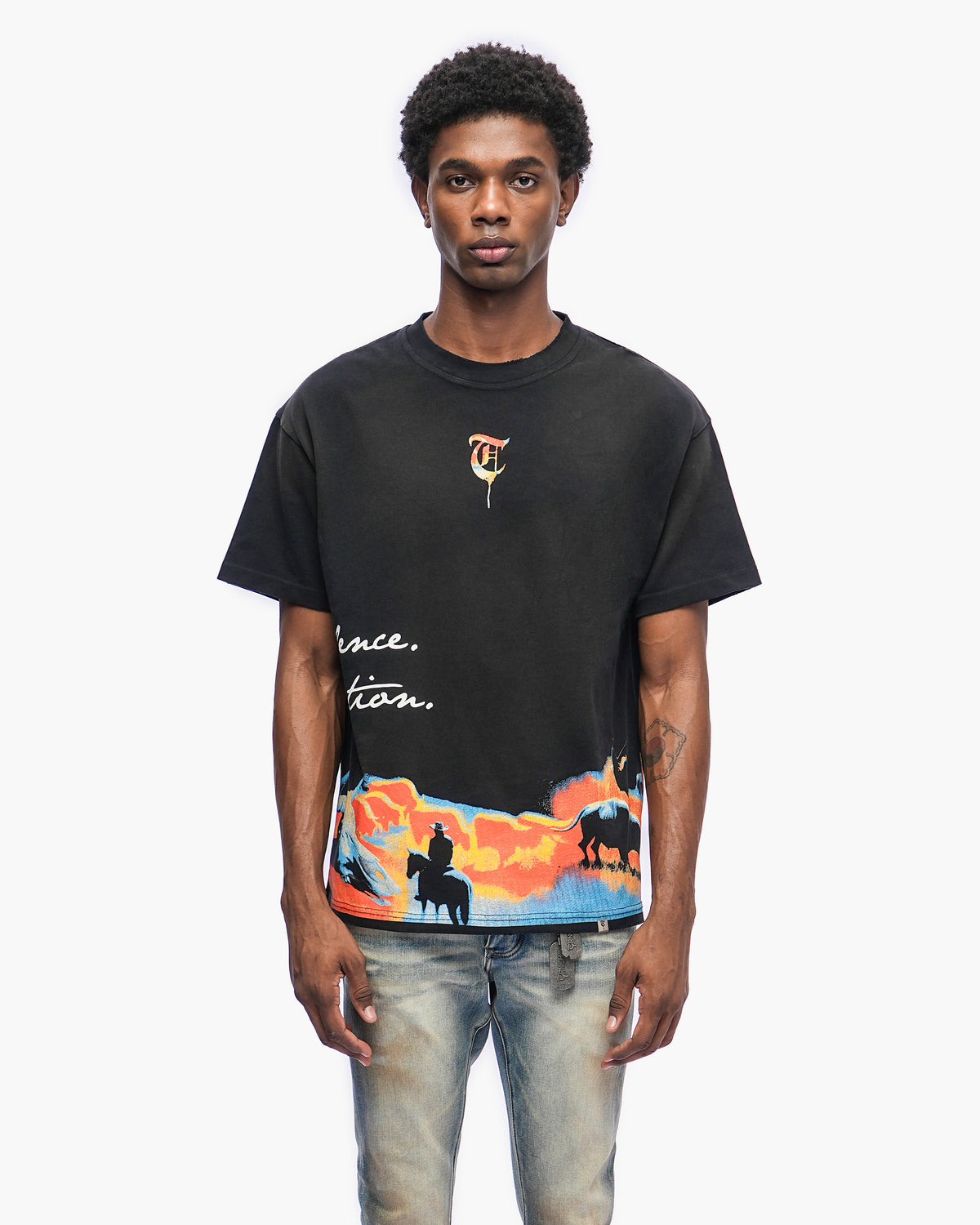 Inferno Black Tee