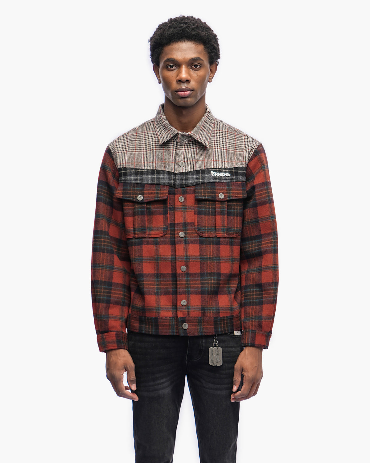 Heritage Orange Button Down