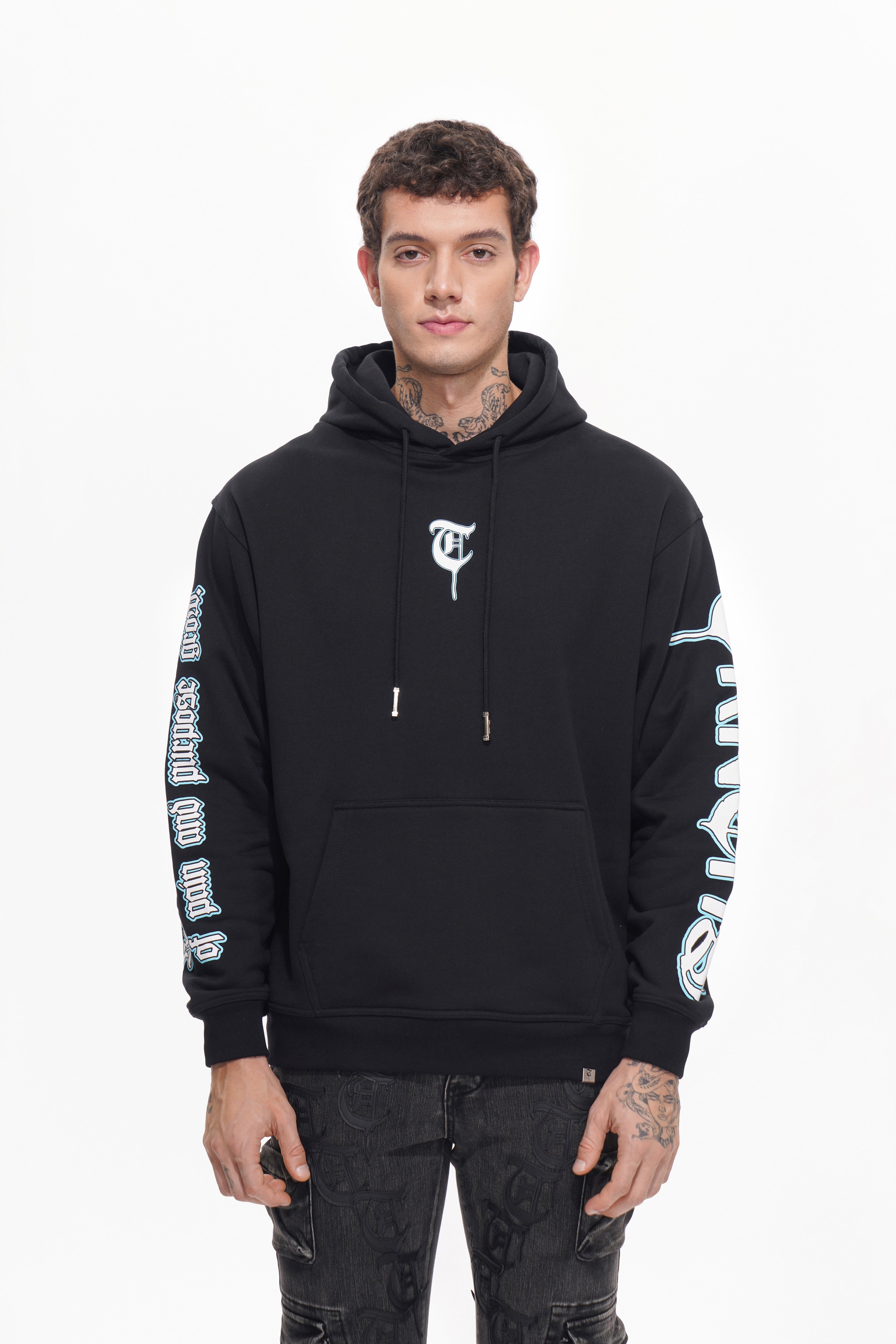 MASKED SOLDAT Schwarzer Hoodie