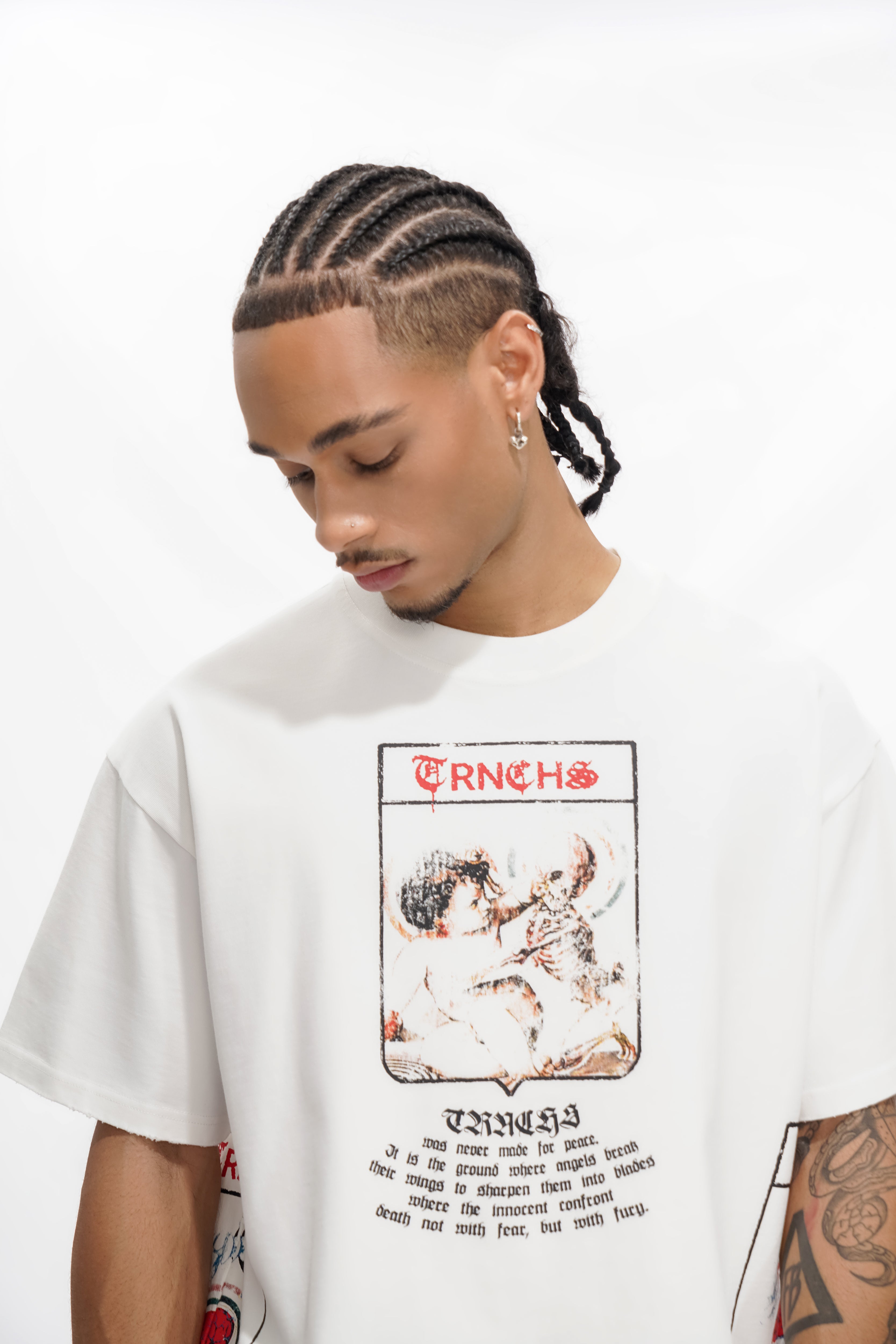 MILITANT GOTHIC Weißes T-Shirt