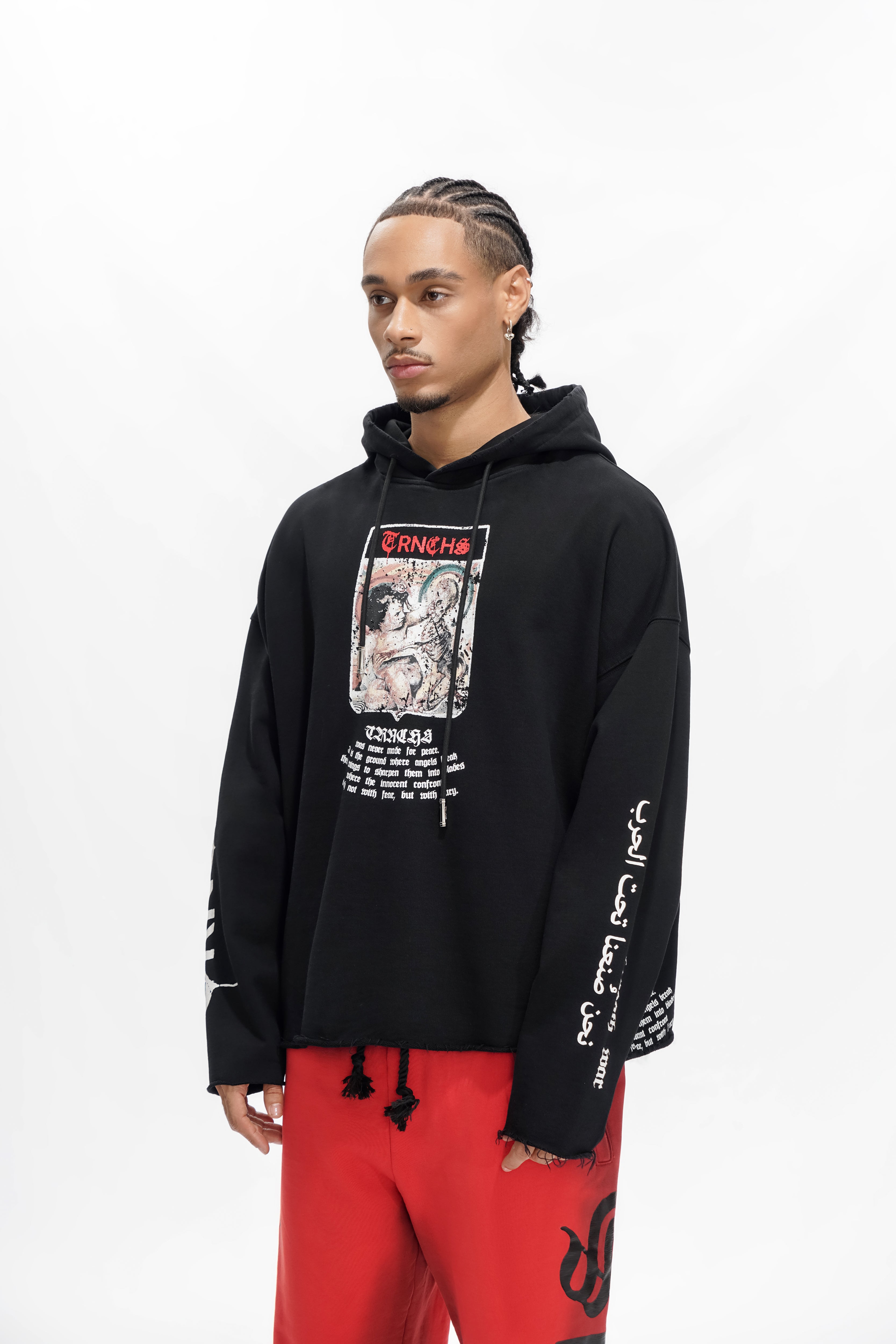 MILITANT GOTHIC Schwarzer Hoodie