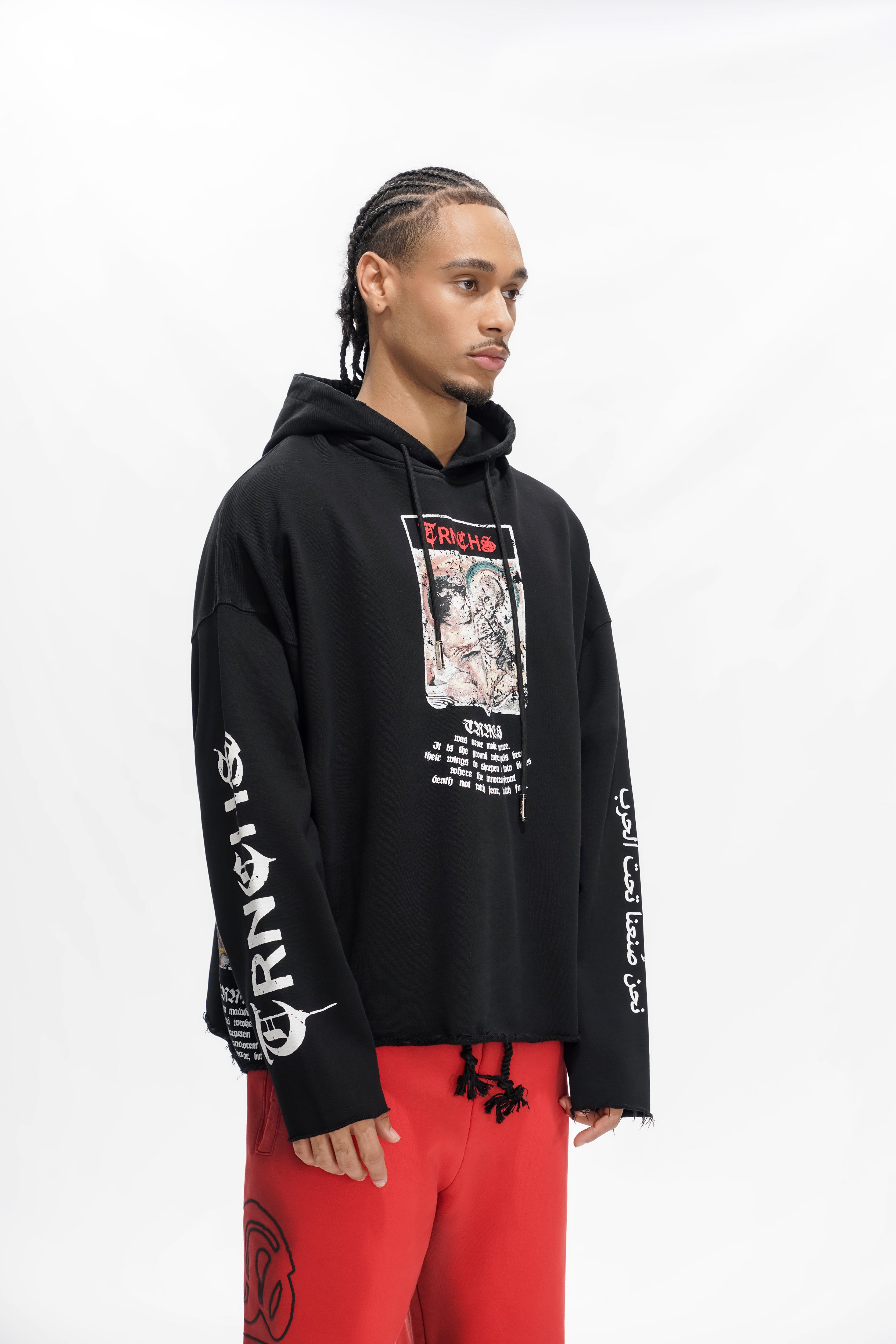 MILITANT GOTHIC Schwarzer Hoodie