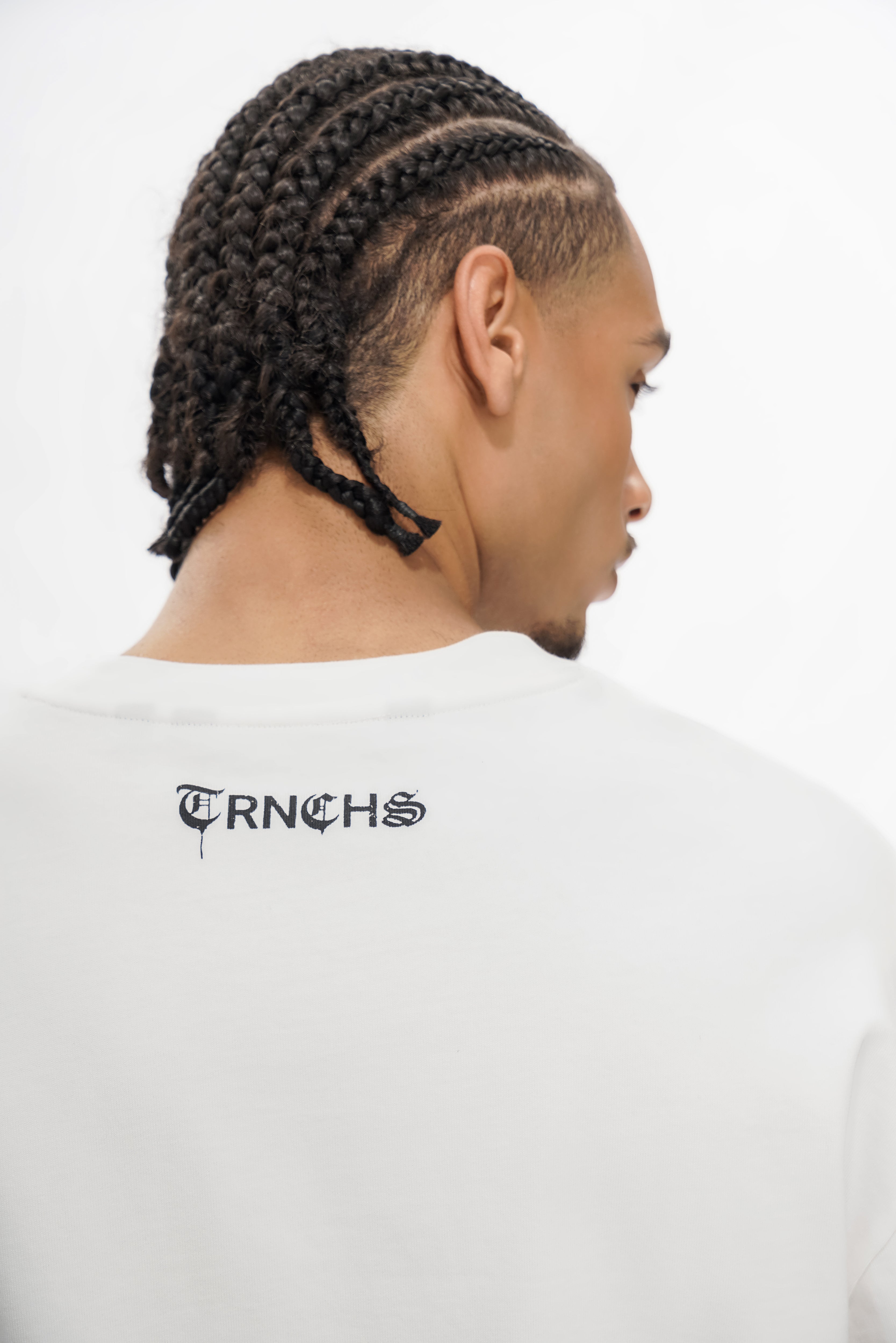 "BURNING HEART" White Long Sleeve