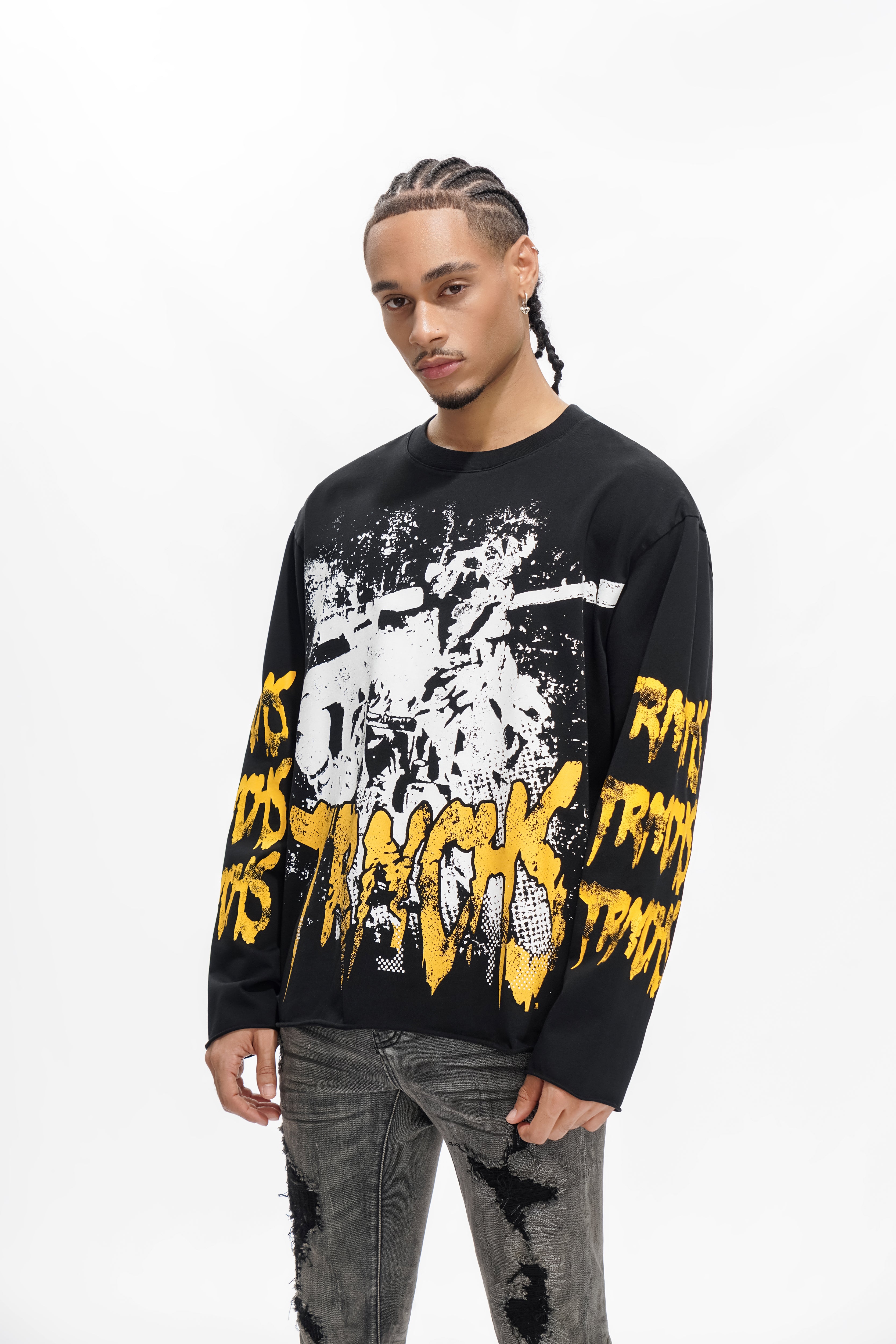 OPÉRATEUR Noir Manches Longues