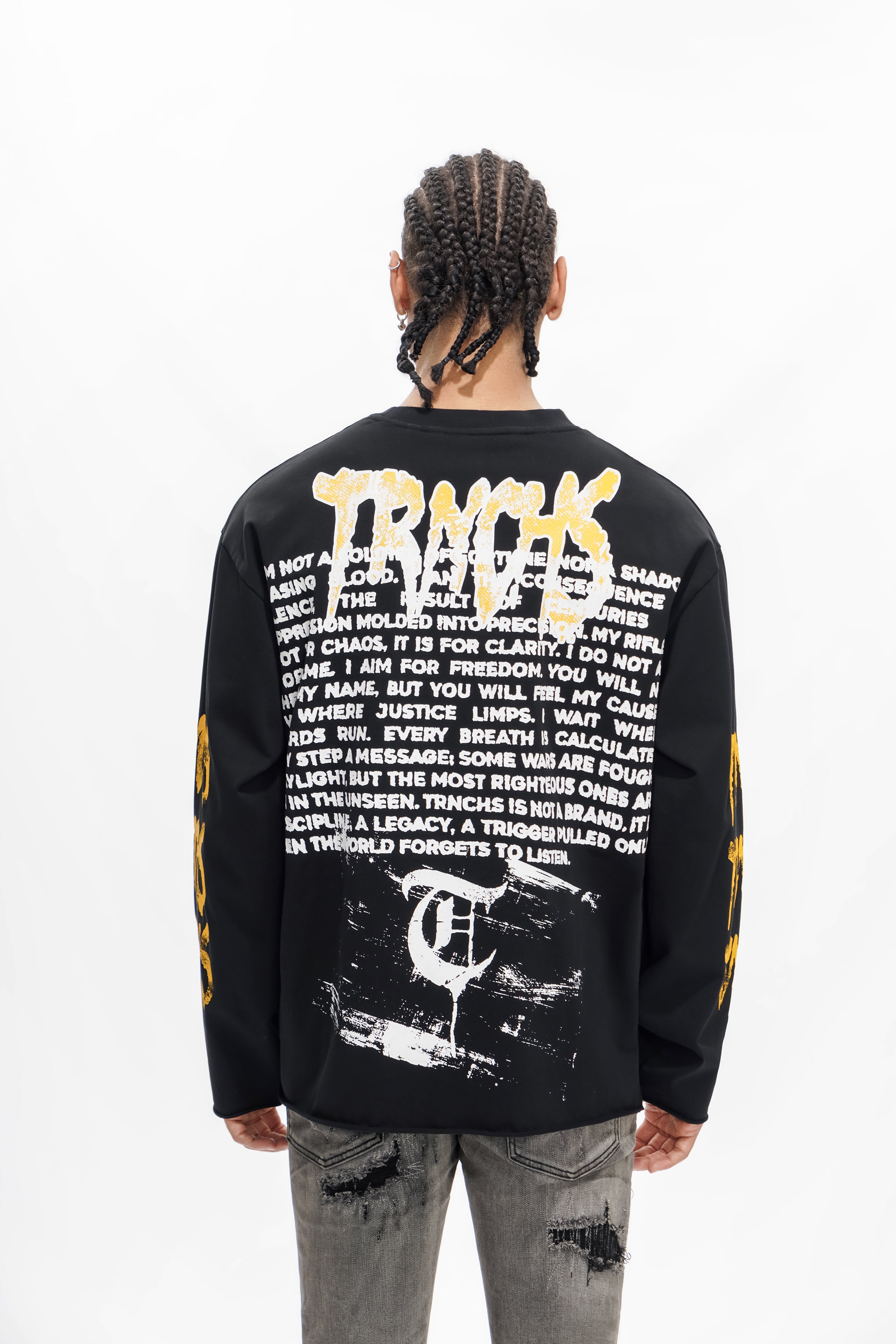 OPÉRATEUR Noir Manches Longues