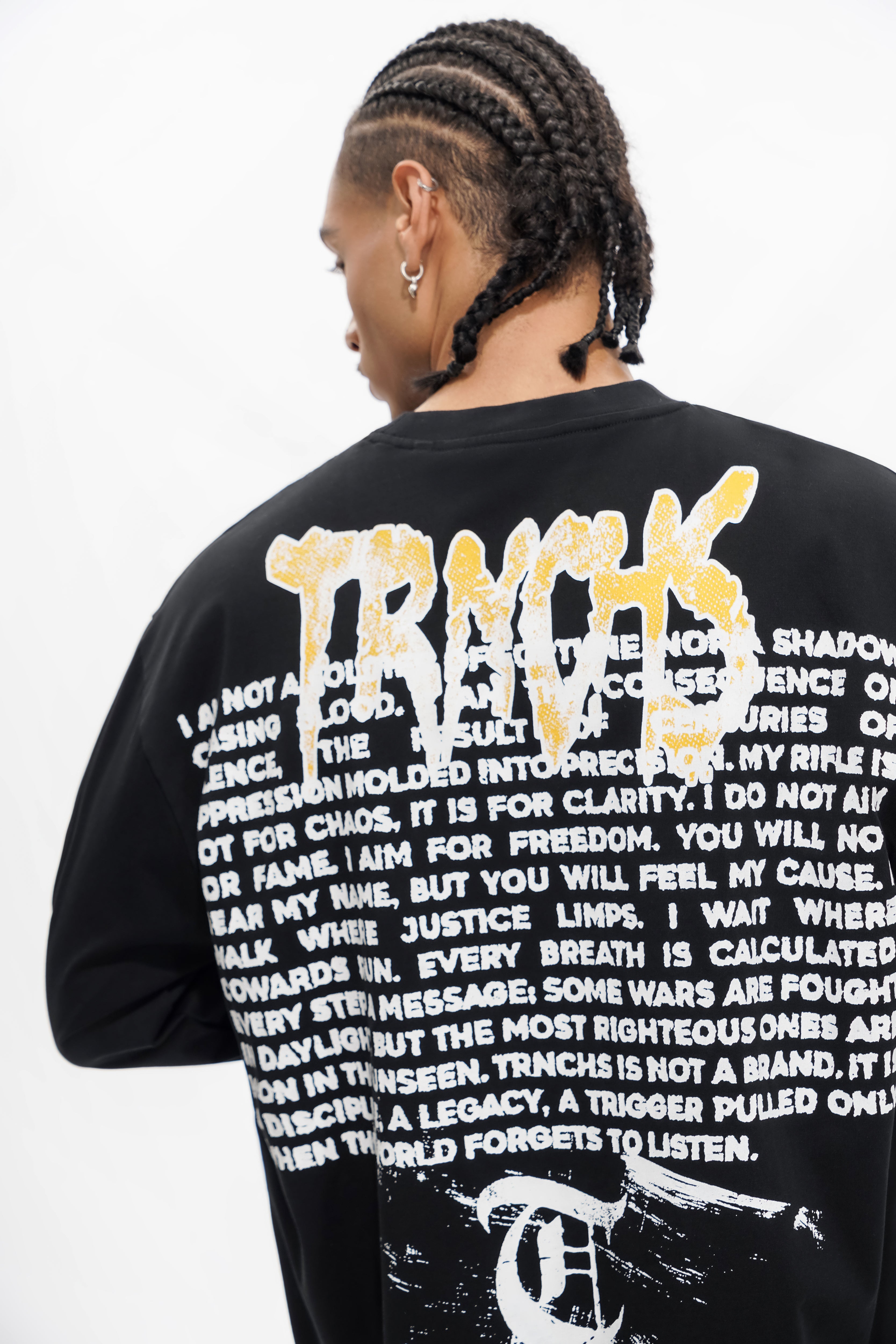 OPÉRATEUR Noir Manches Longues