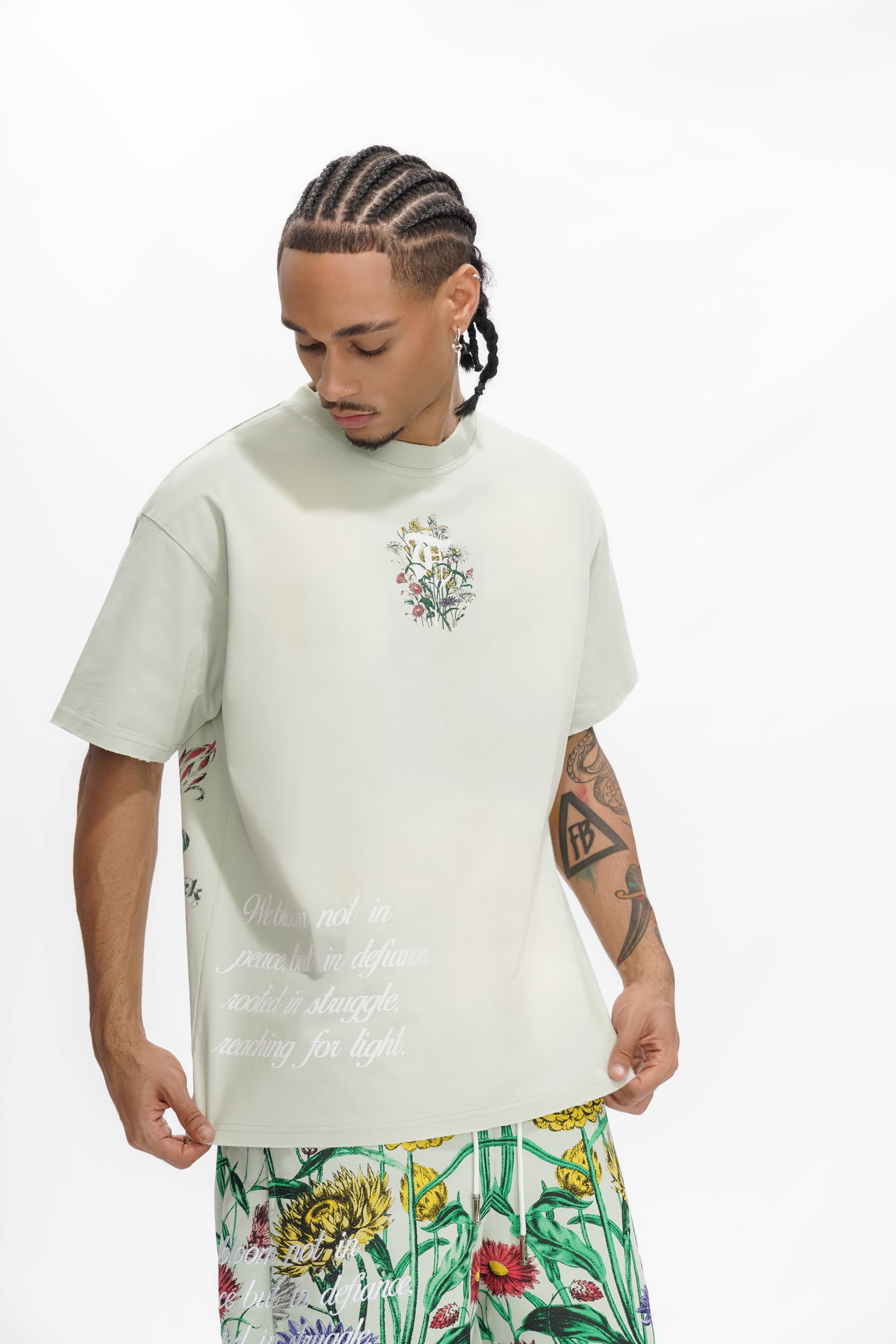 T-SHIRT BLANC GRANDI EN GUERRE