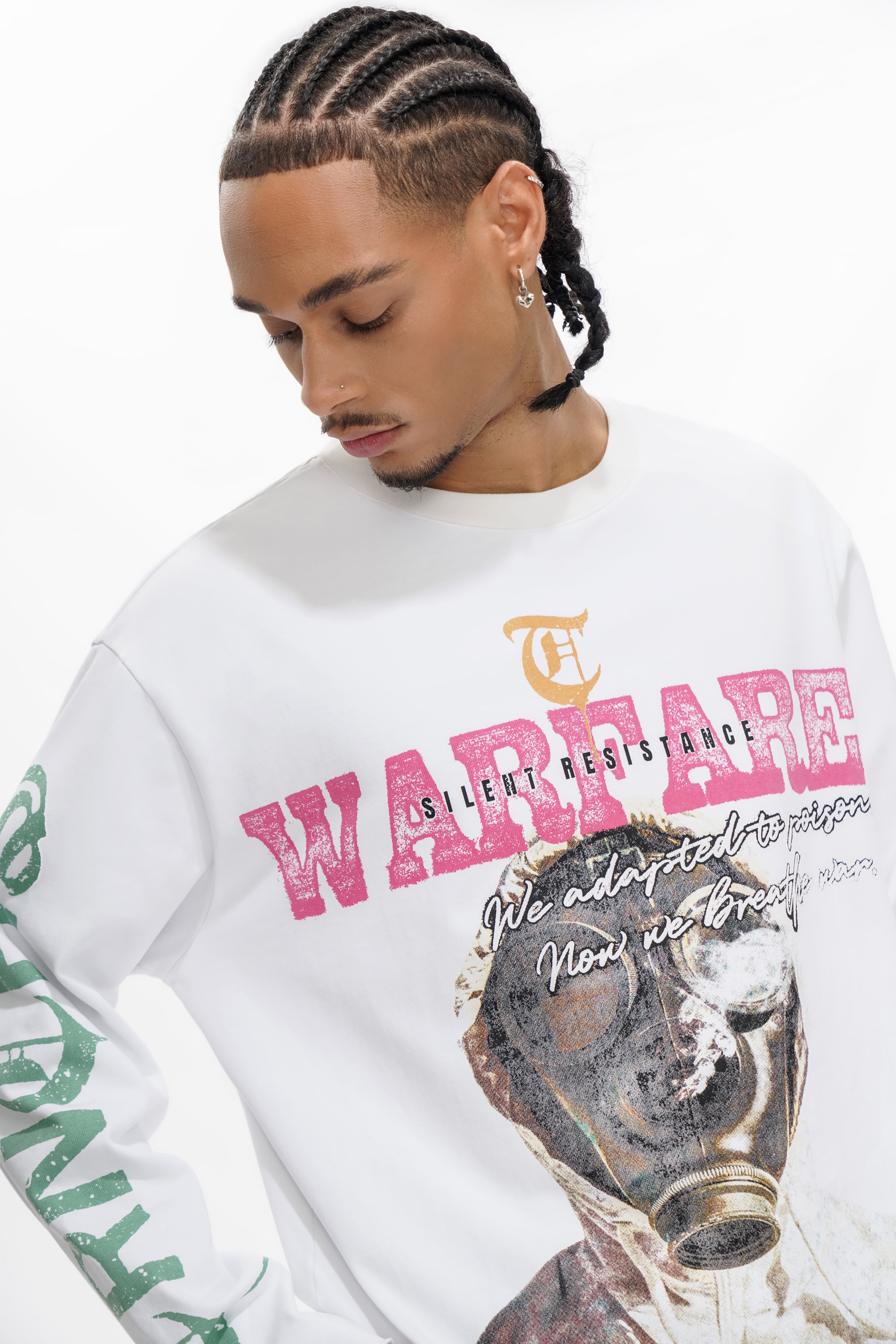 WARFARE Blanc Manches Longues