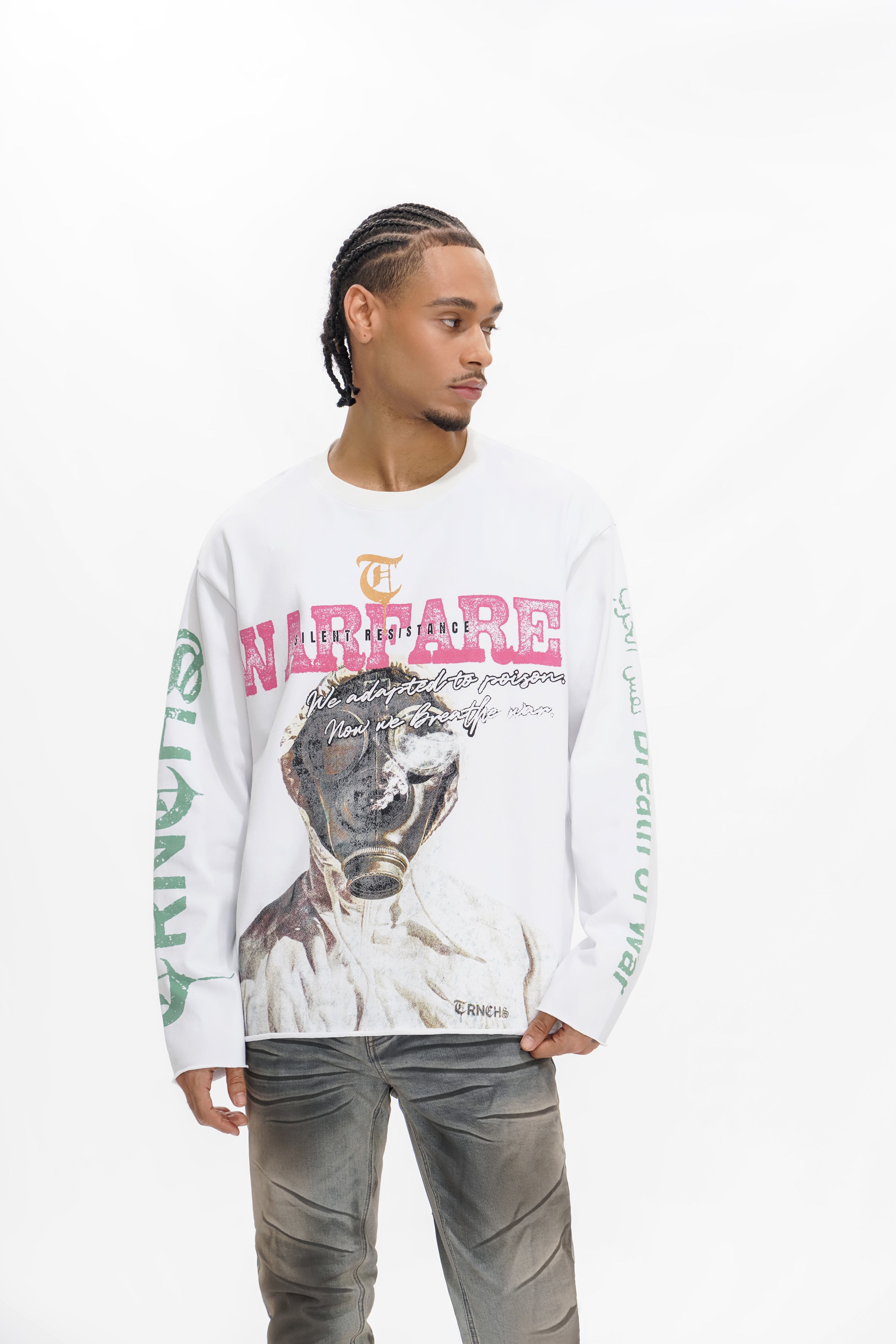 WARFARE Blanc Manches Longues