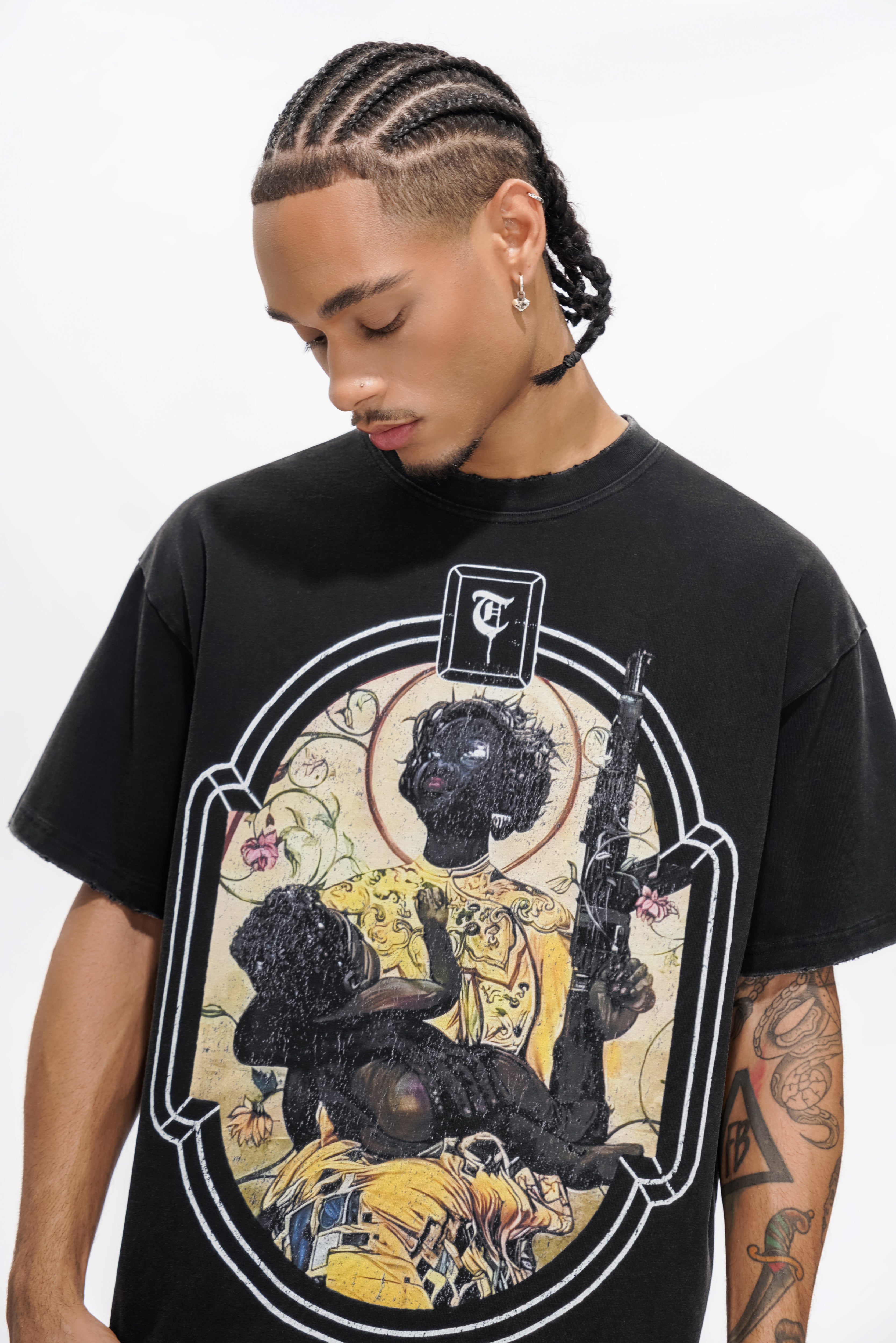 T-shirt noir JA'ZHYA DOPSON