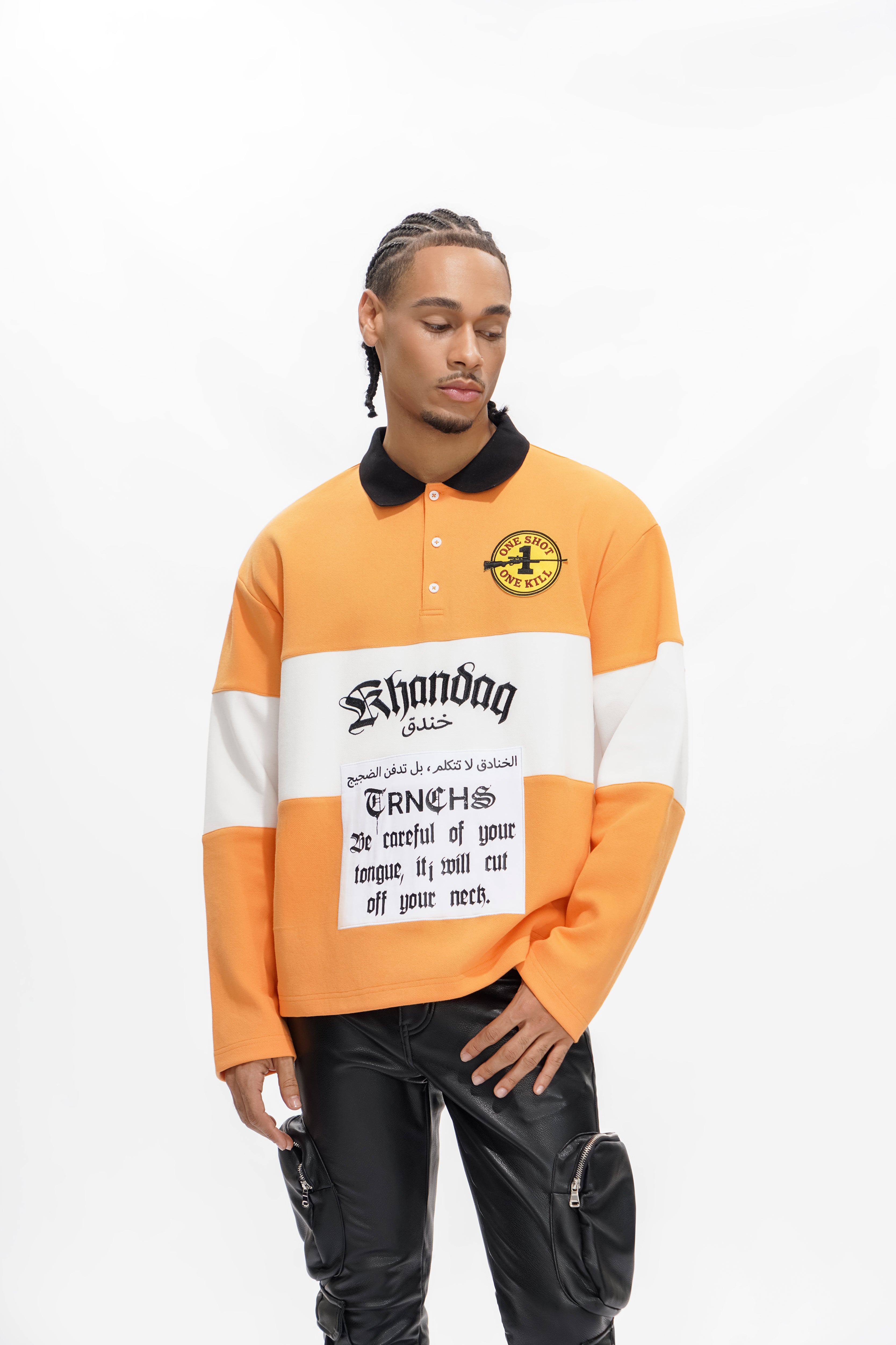 Polo de combat à manches longues