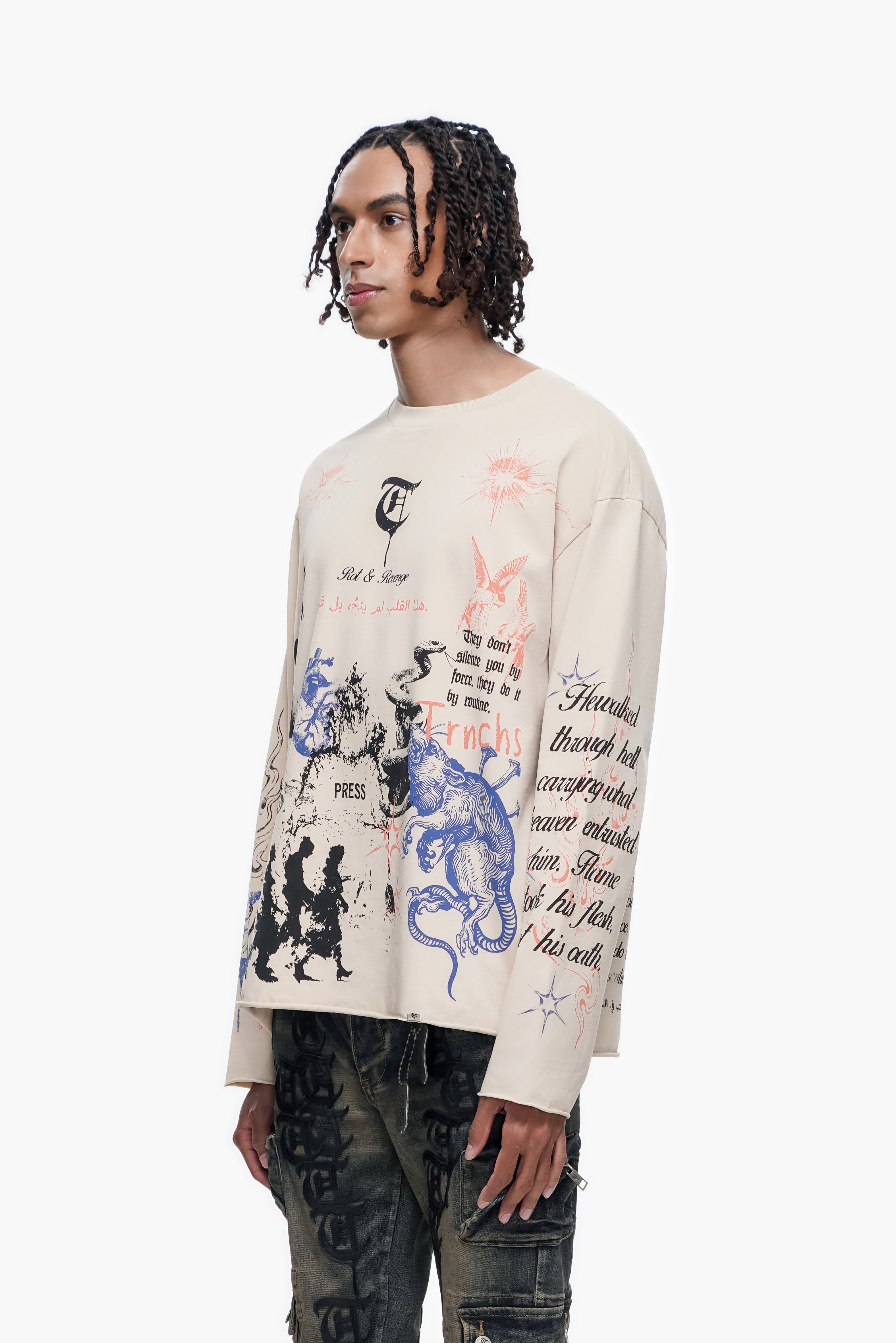 NOTES DE TERRAIN Manches longues blanches