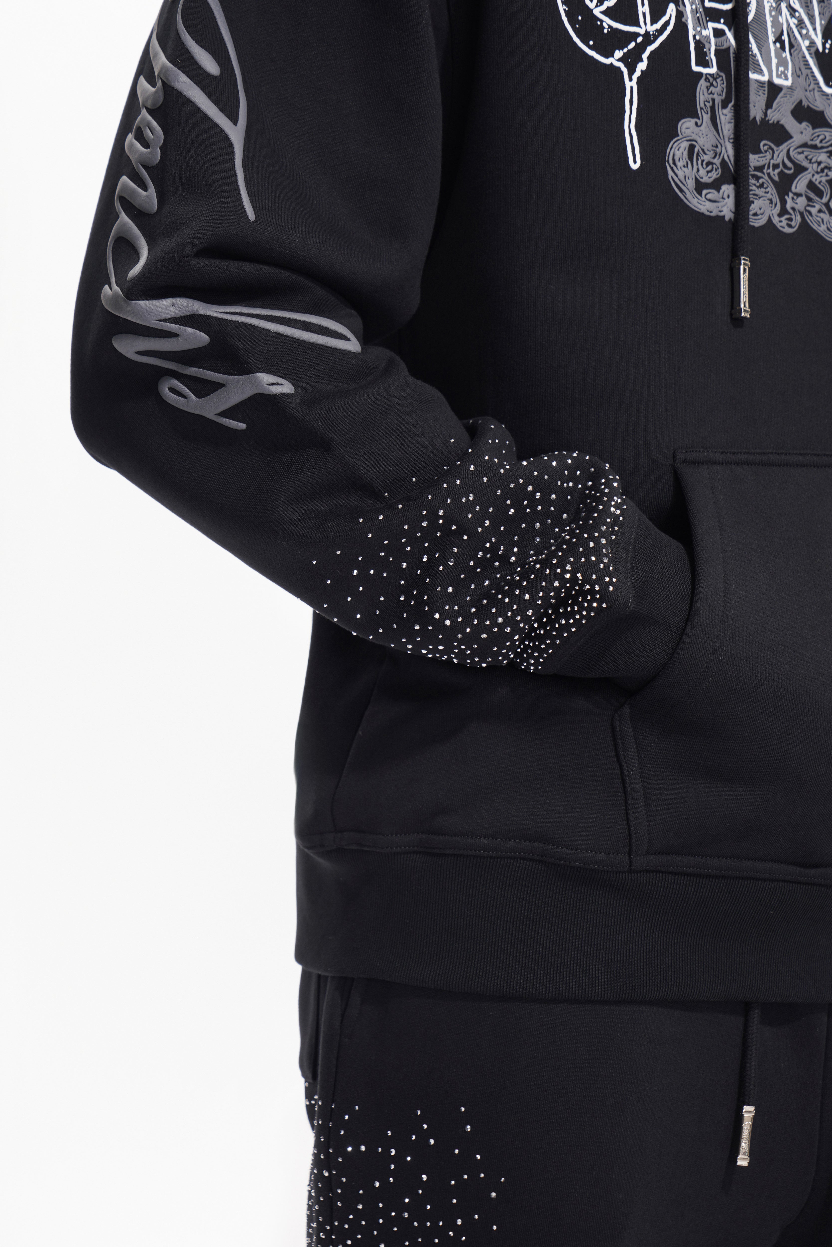 CODE OF THE TRNCHS Schwarzer Hoodie