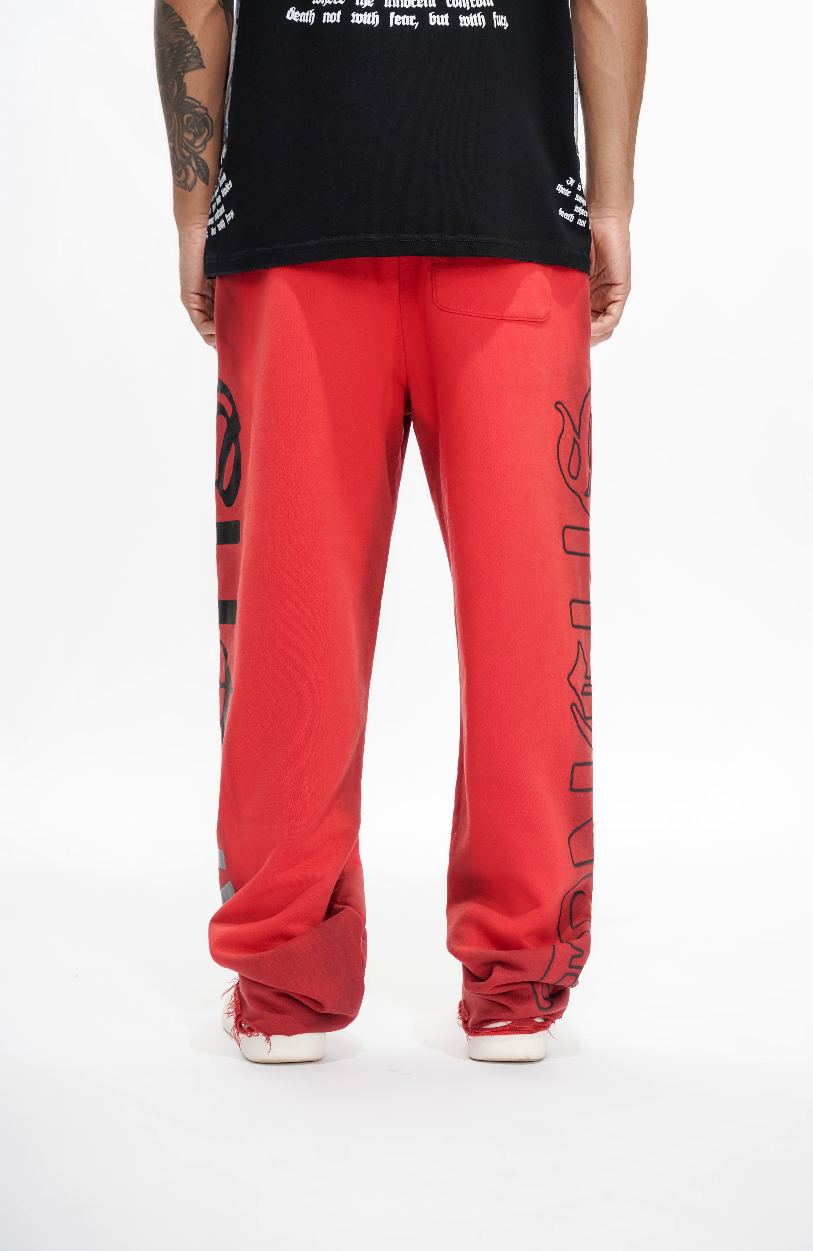 CRIMSON SCRIPT Red Pants