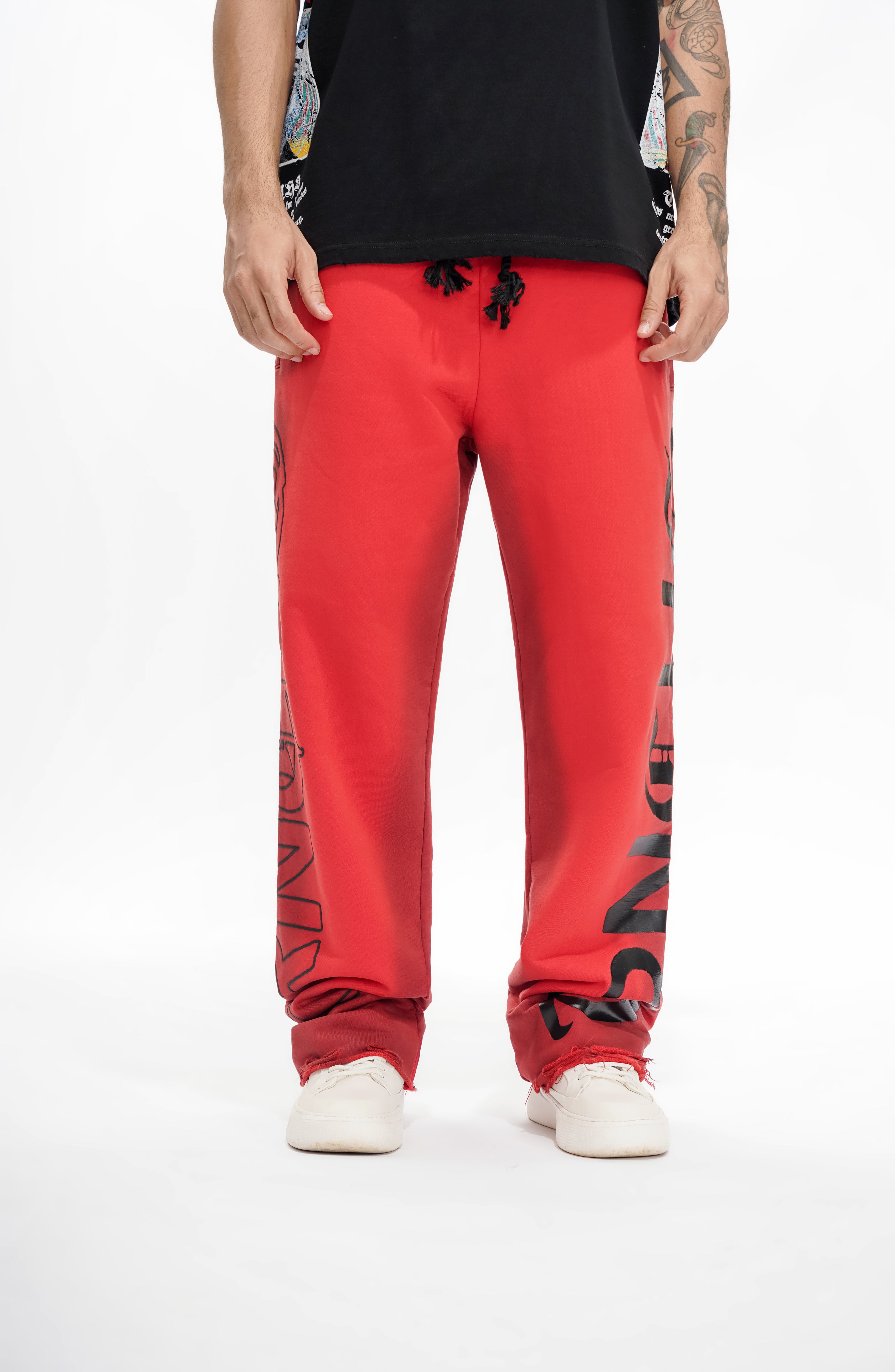 CRIMSON SCRIPT Red Pants