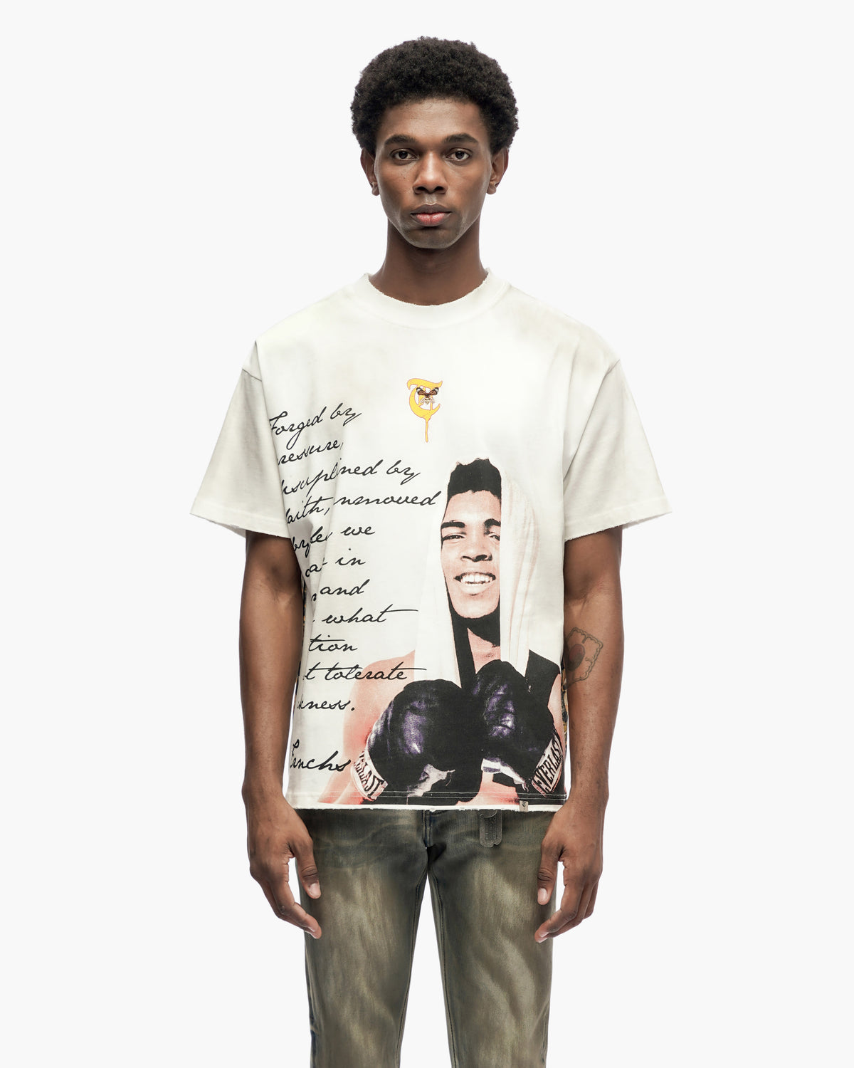 Muhammad Ali White Tee
