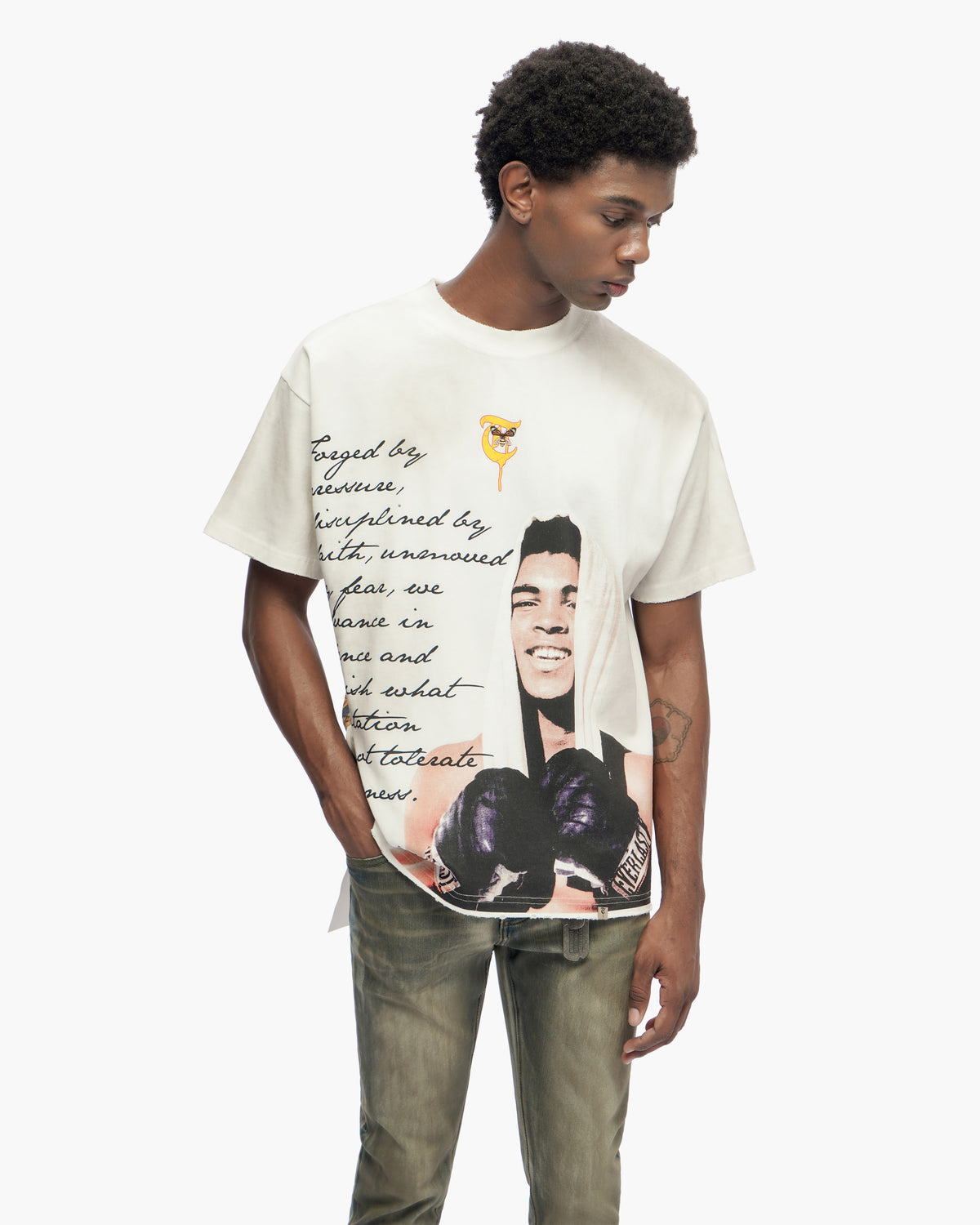 Muhammad Ali White Tee