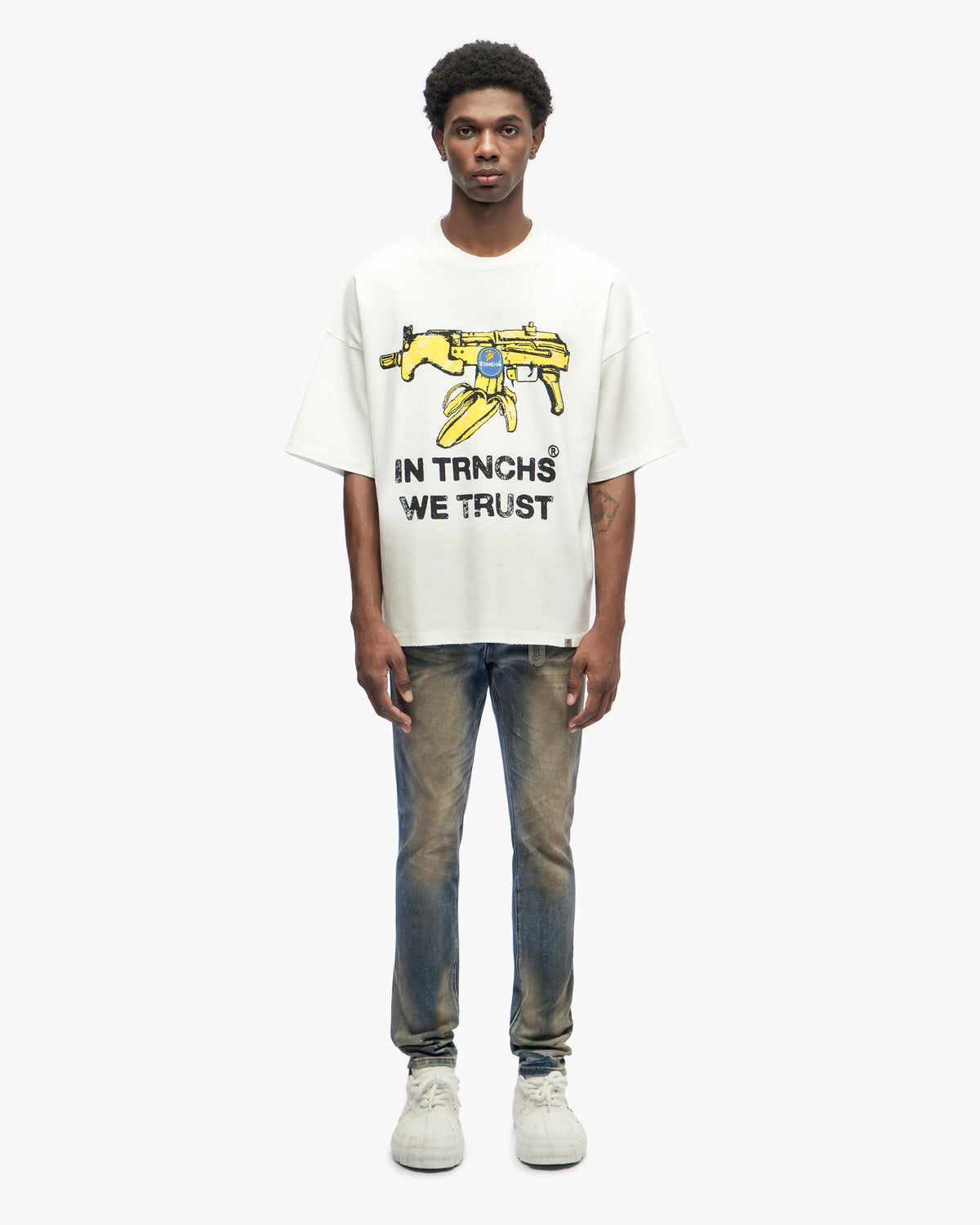 TRNCHS Plantation White Tee