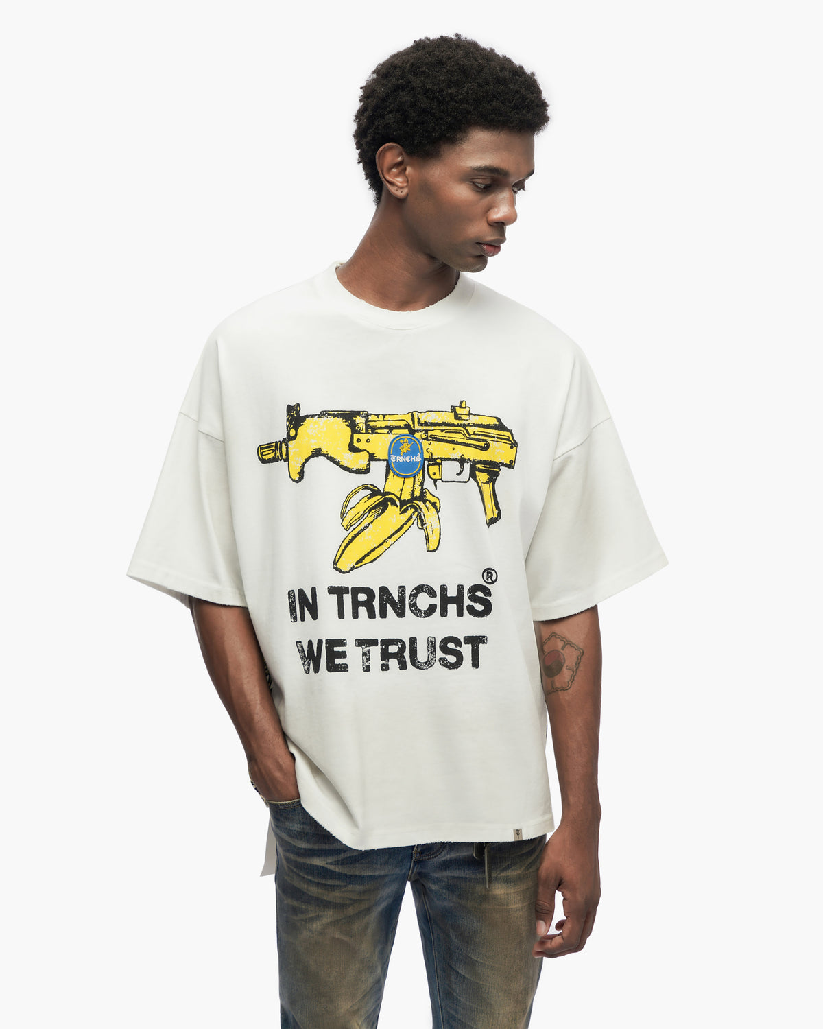 TRNCHS Plantation White Tee