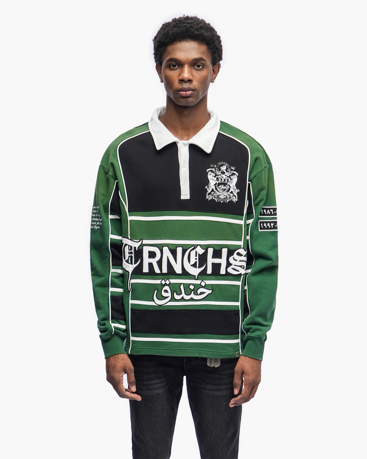 Khandaq Green Crewneck