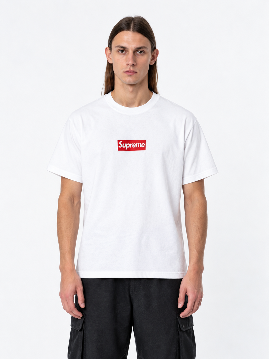 Supreme Playboy Long Sleeve Football Top – White/Red