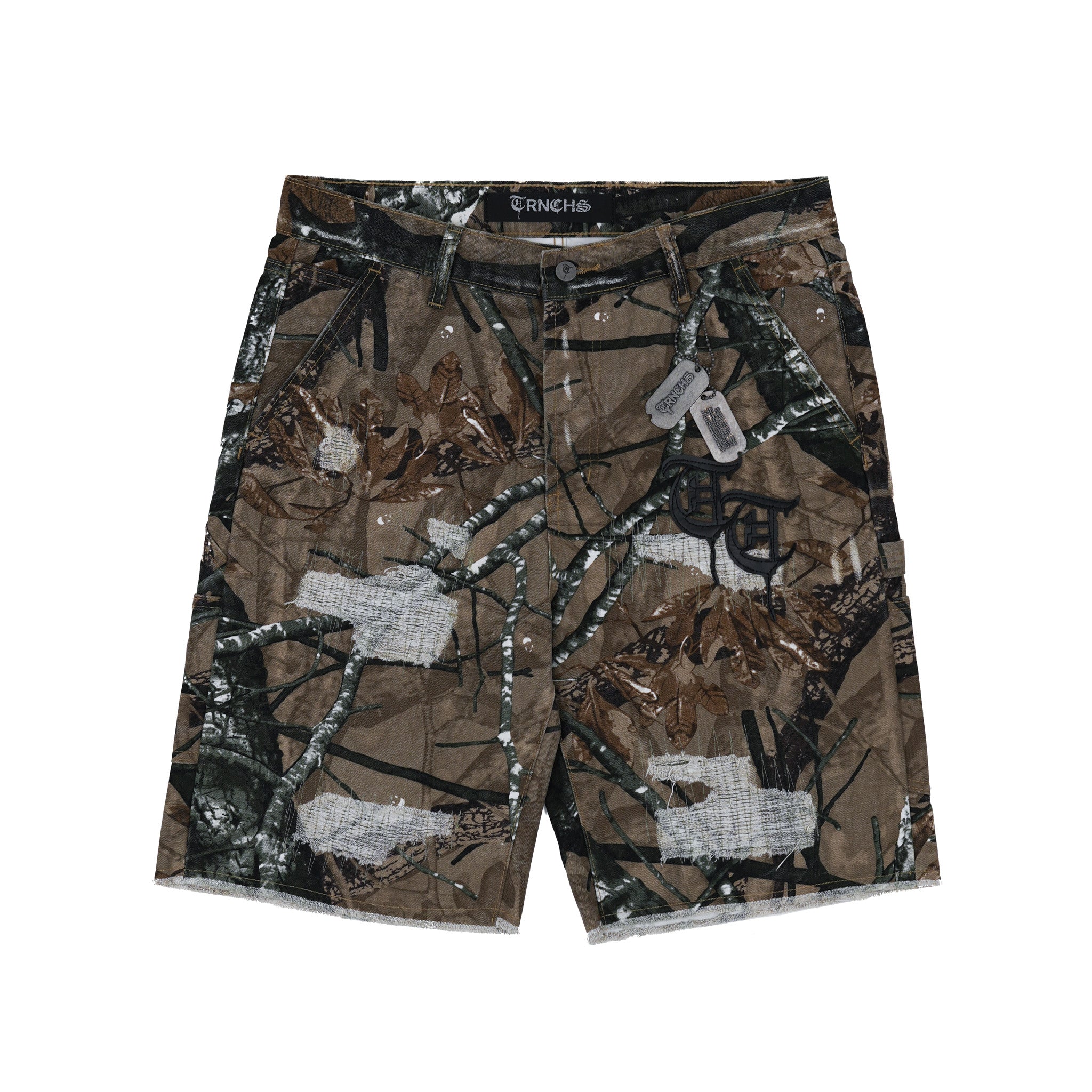 "TRNCHS TERRAIN" Brown Camo Denim
