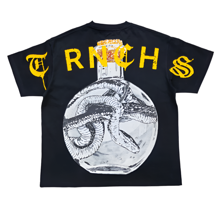 STRIKE FIRST Black Tee