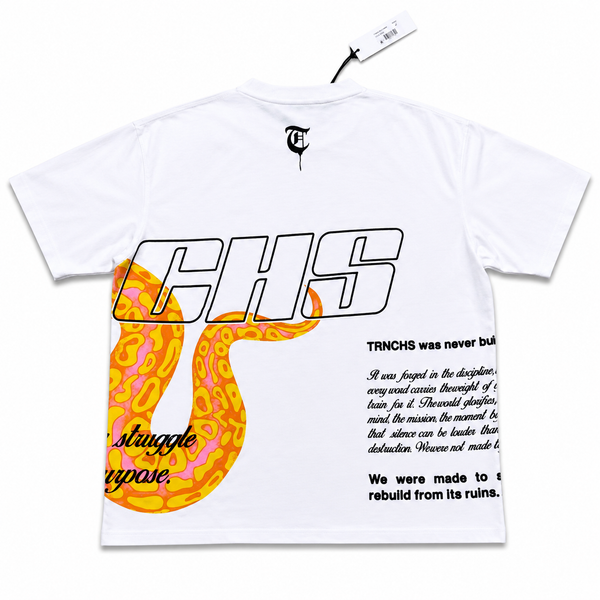 "FORGED BY STRUGGLE" White Tee