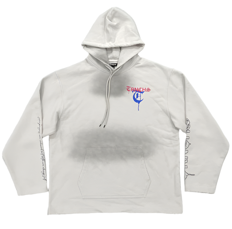 GUIDED BY GHOSTS White Hoodie