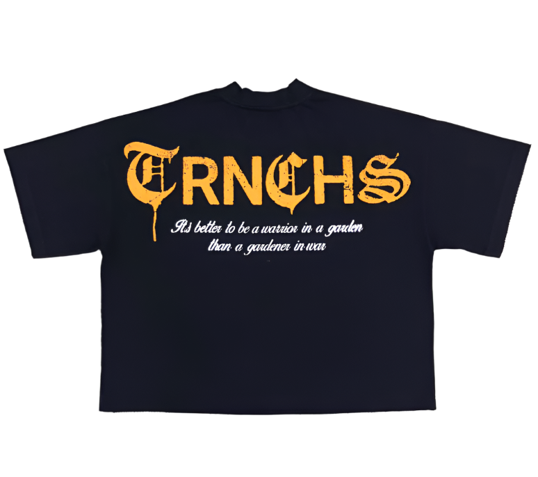 WARRIOR IN THE GARDEN Black Tee