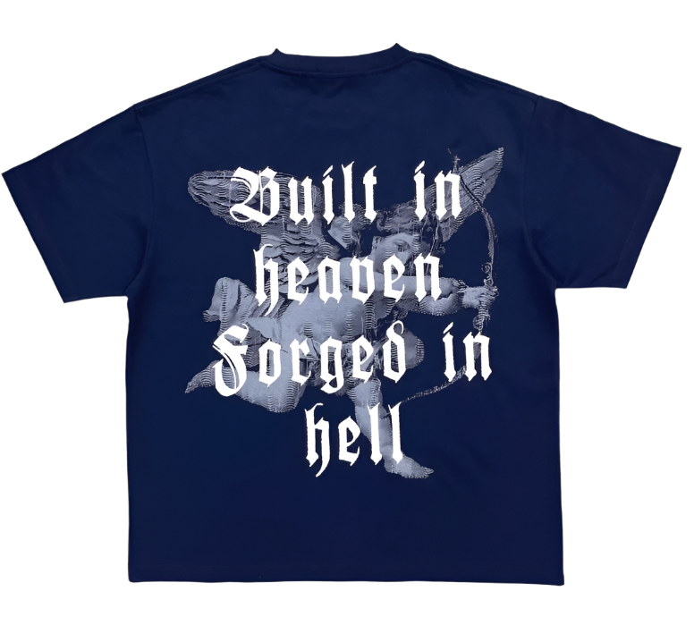 FORGED IN FIRE Navy Tee