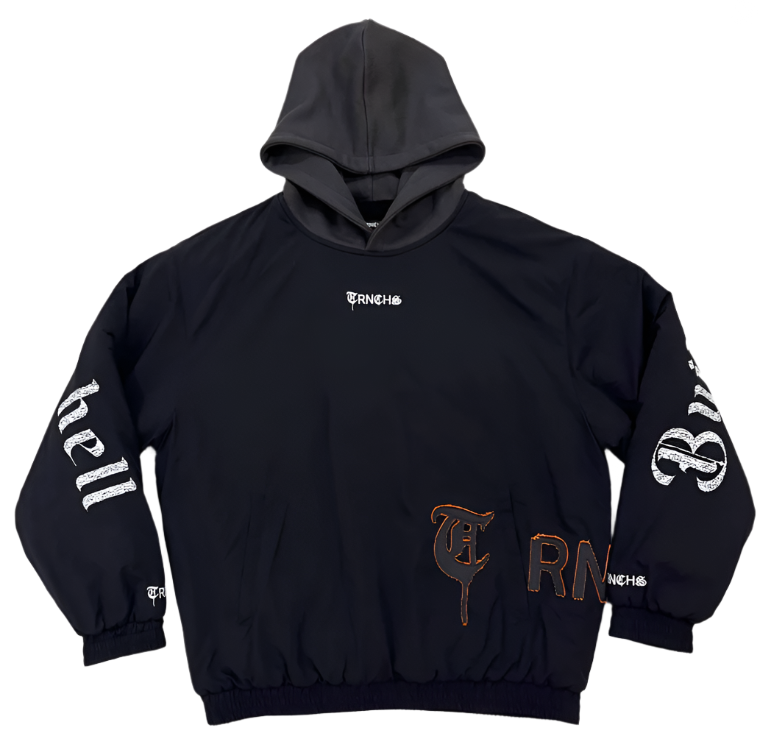 HEAVEN'S ARMOR Black Hoodie