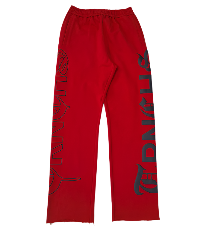 CRIMSON SCRIPT Red Pants