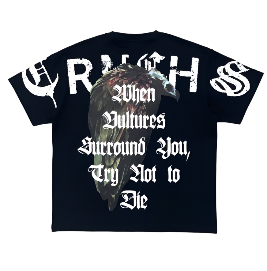 AMONG VULTURES Black Tee