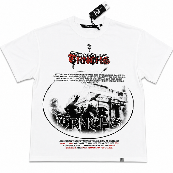"OPPRESSION" White Tee